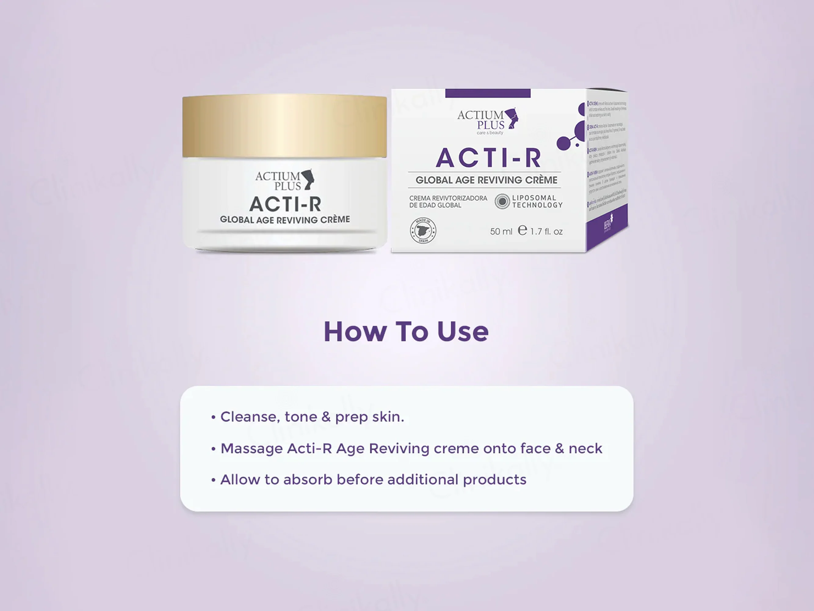 Actium Plus Acti-R Global Age Reviving Creme - Image 3