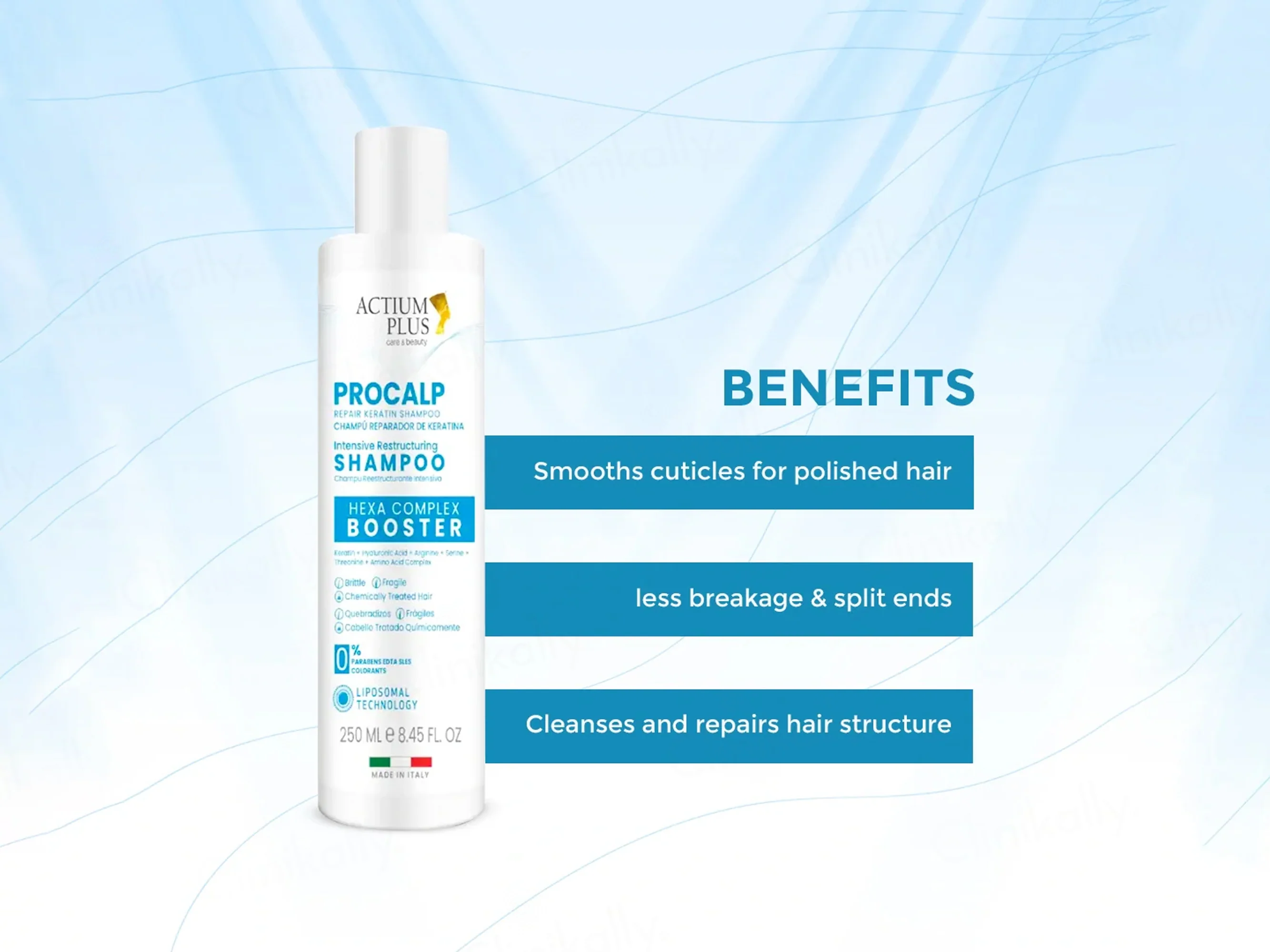 Actium Plus Procalp Repair Keratin Shampoo - Image 3