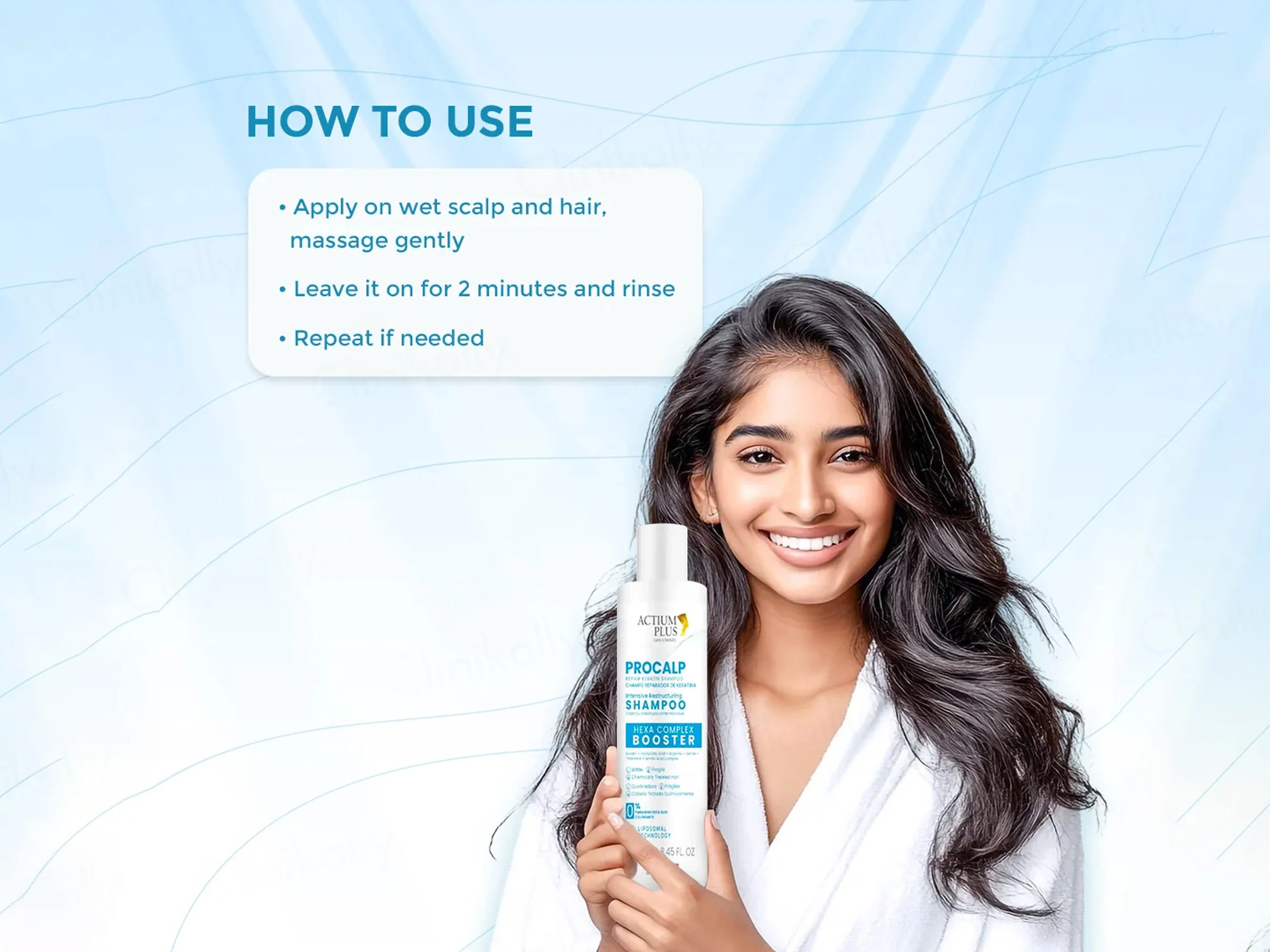 Actium Plus Procalp Repair Keratin Shampoo - Image 4