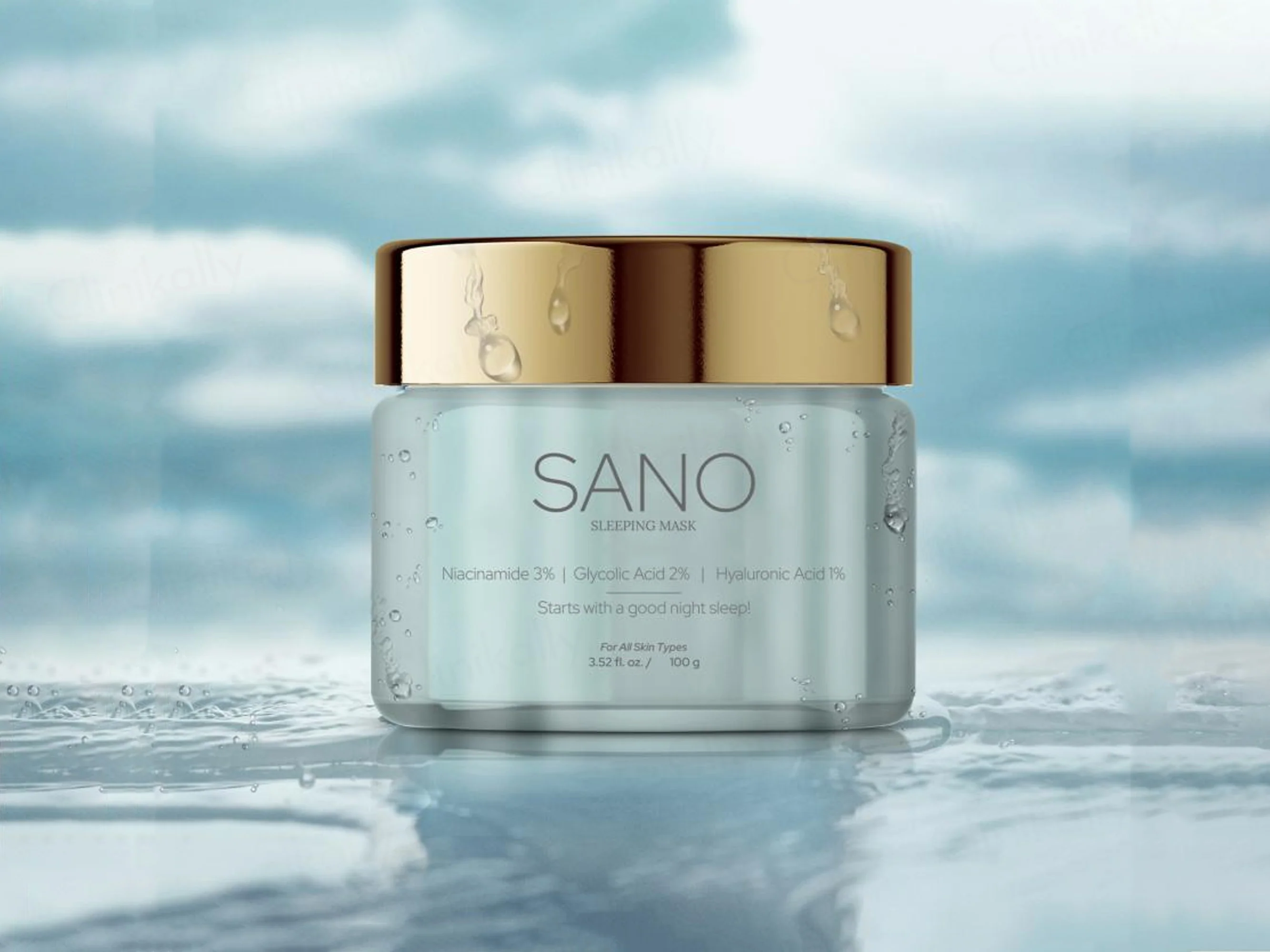 Akasa Cosmetics Sano Sleeping Mask - Image 2