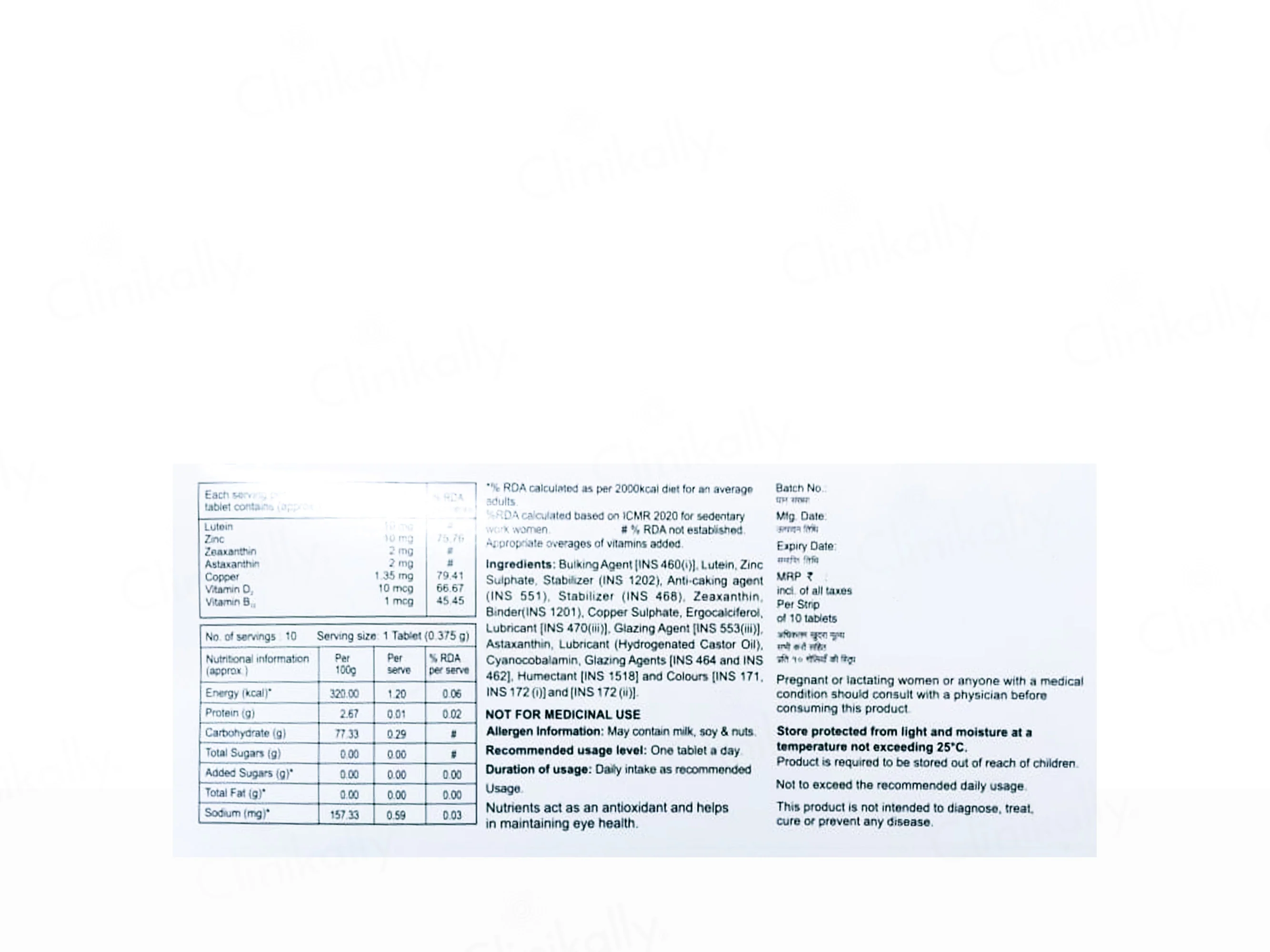 Alspar Nutraceutical Tablet - Image 2