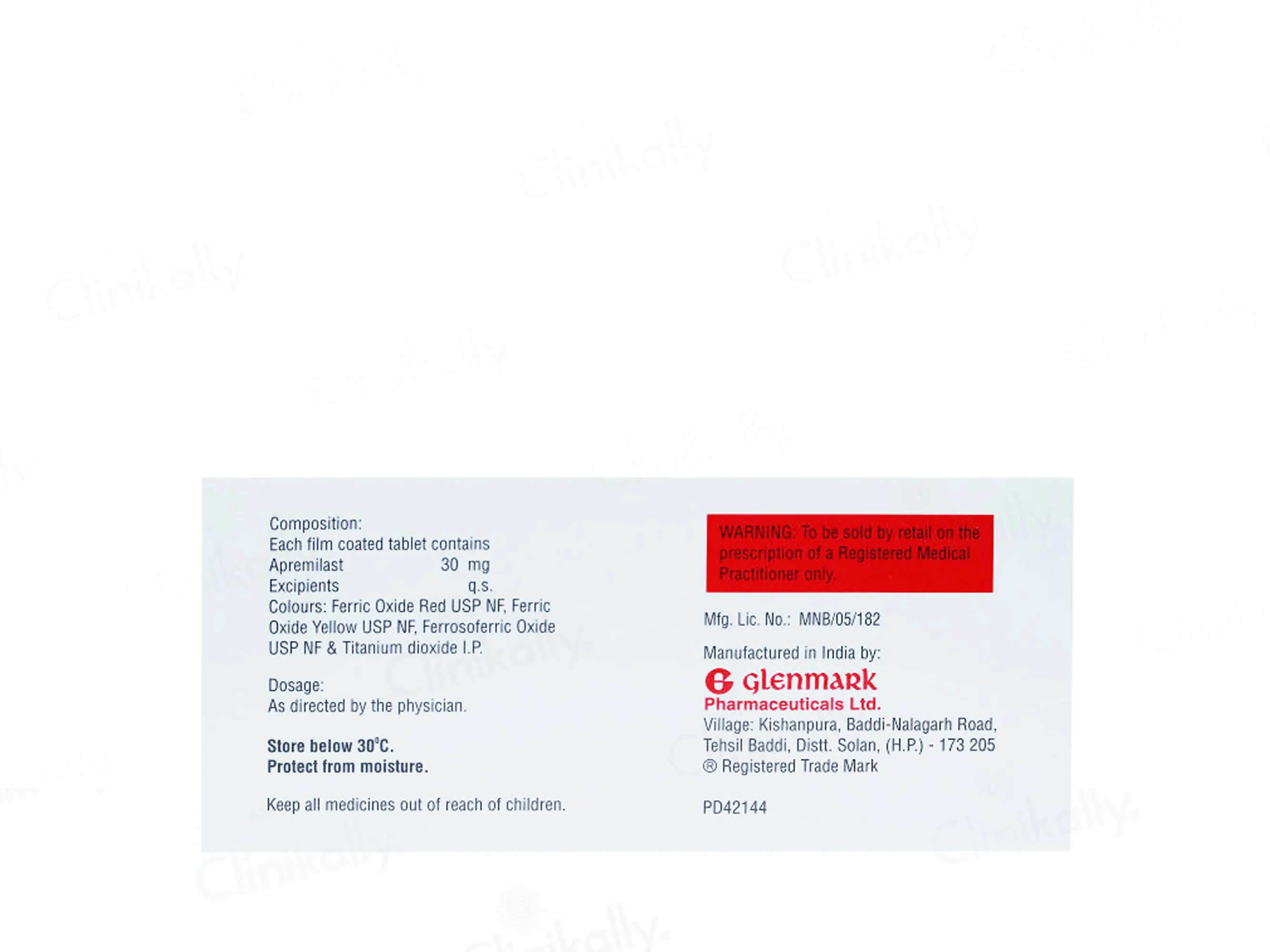 Aprezo 30mg Tablet - Image 2