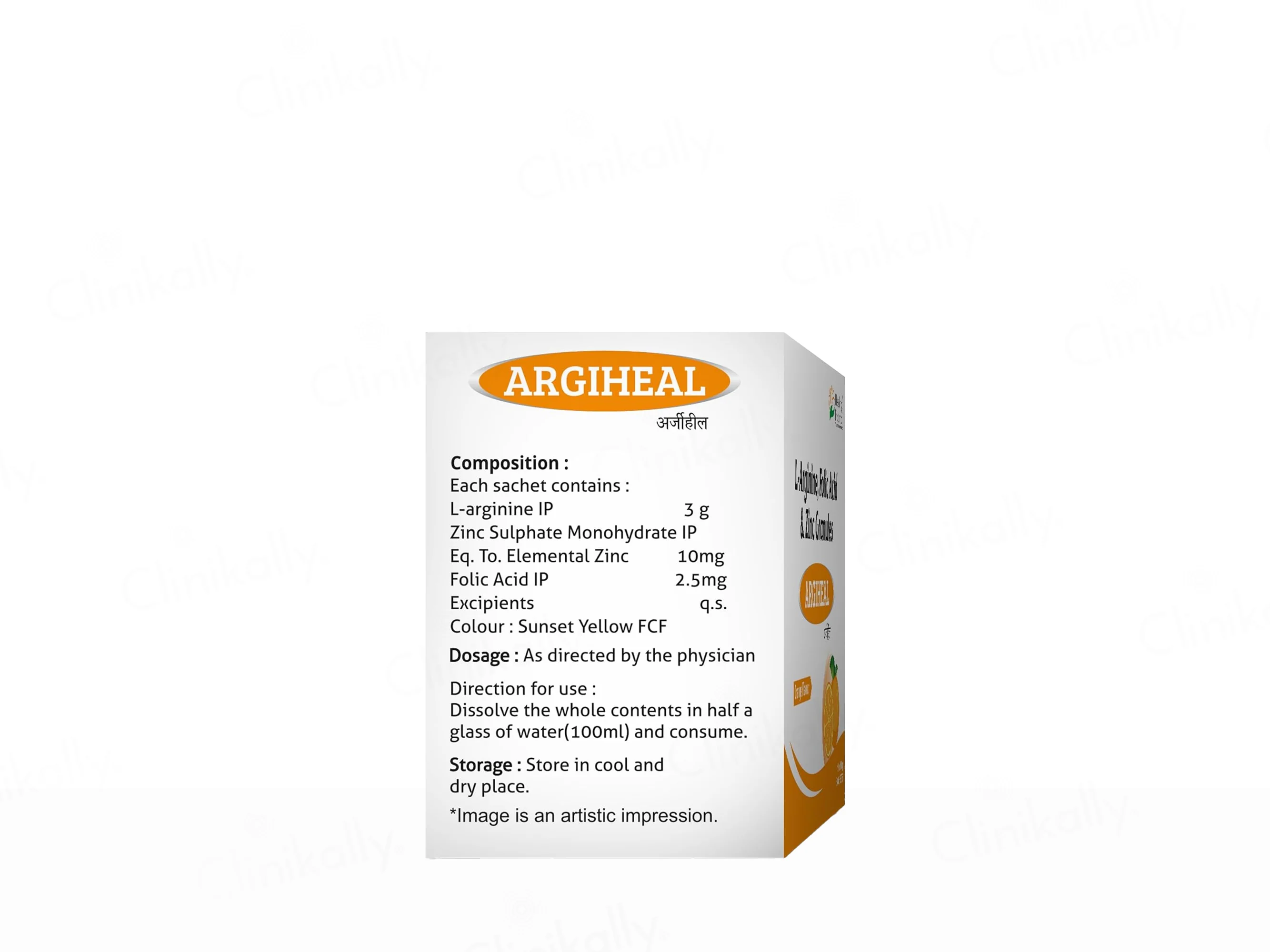 Argiheal Powder - Orange Flavour - Image 2