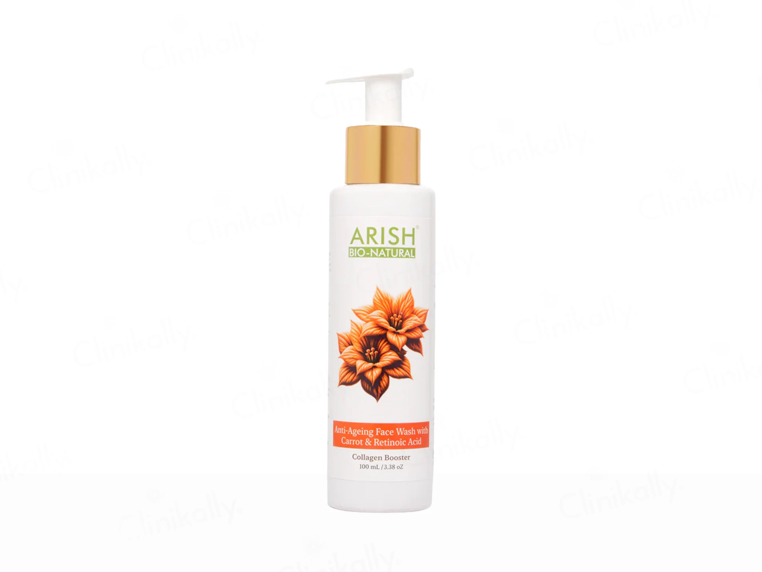 Arish Bio-Natural Anti-Ageing Collagen Booster Face Wash With Carrot & Retinoic Acid - Image 3