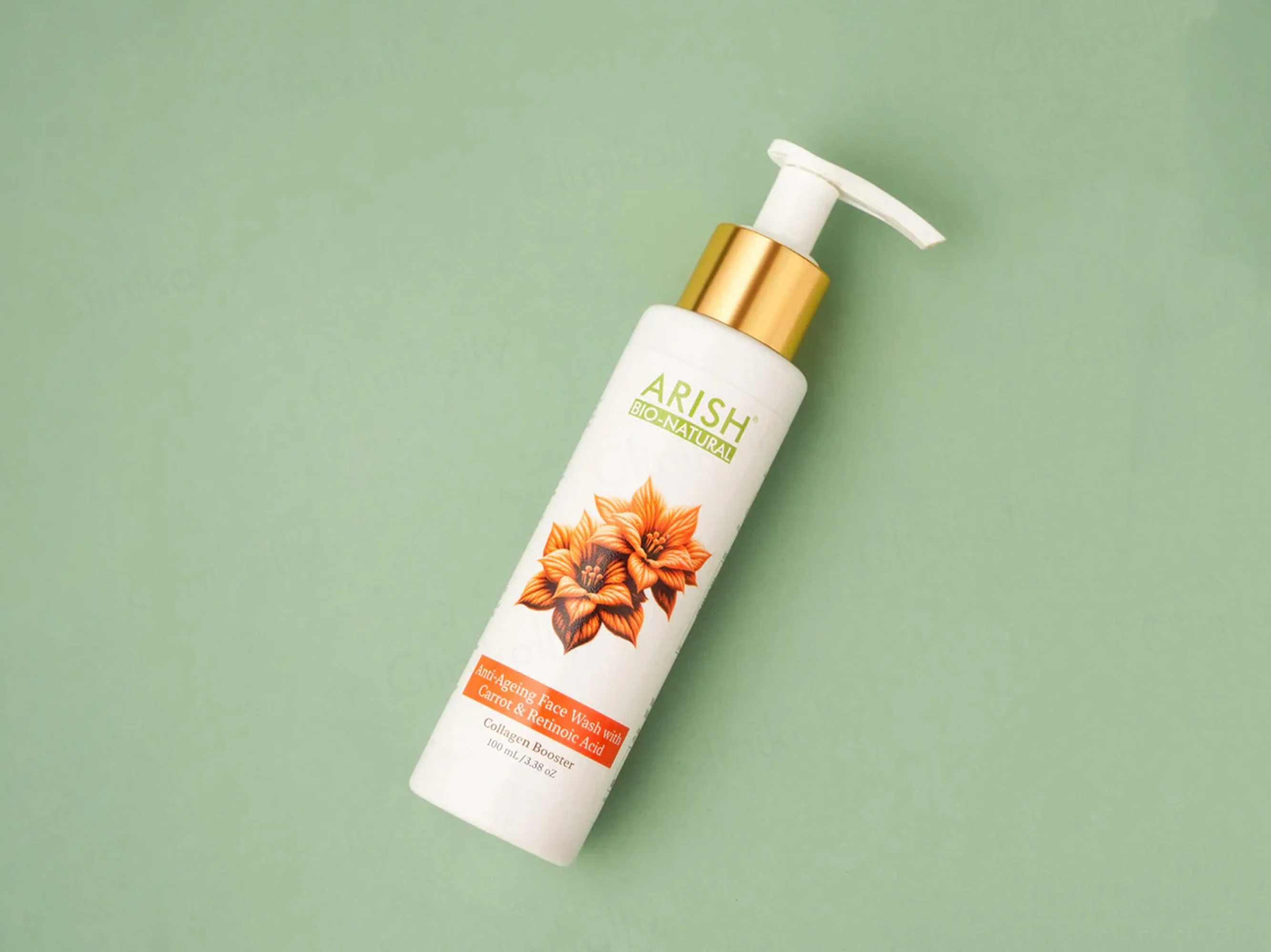 Arish Bio-Natural Anti-Ageing Collagen Booster Face Wash With Carrot & Retinoic Acid - Image 9
