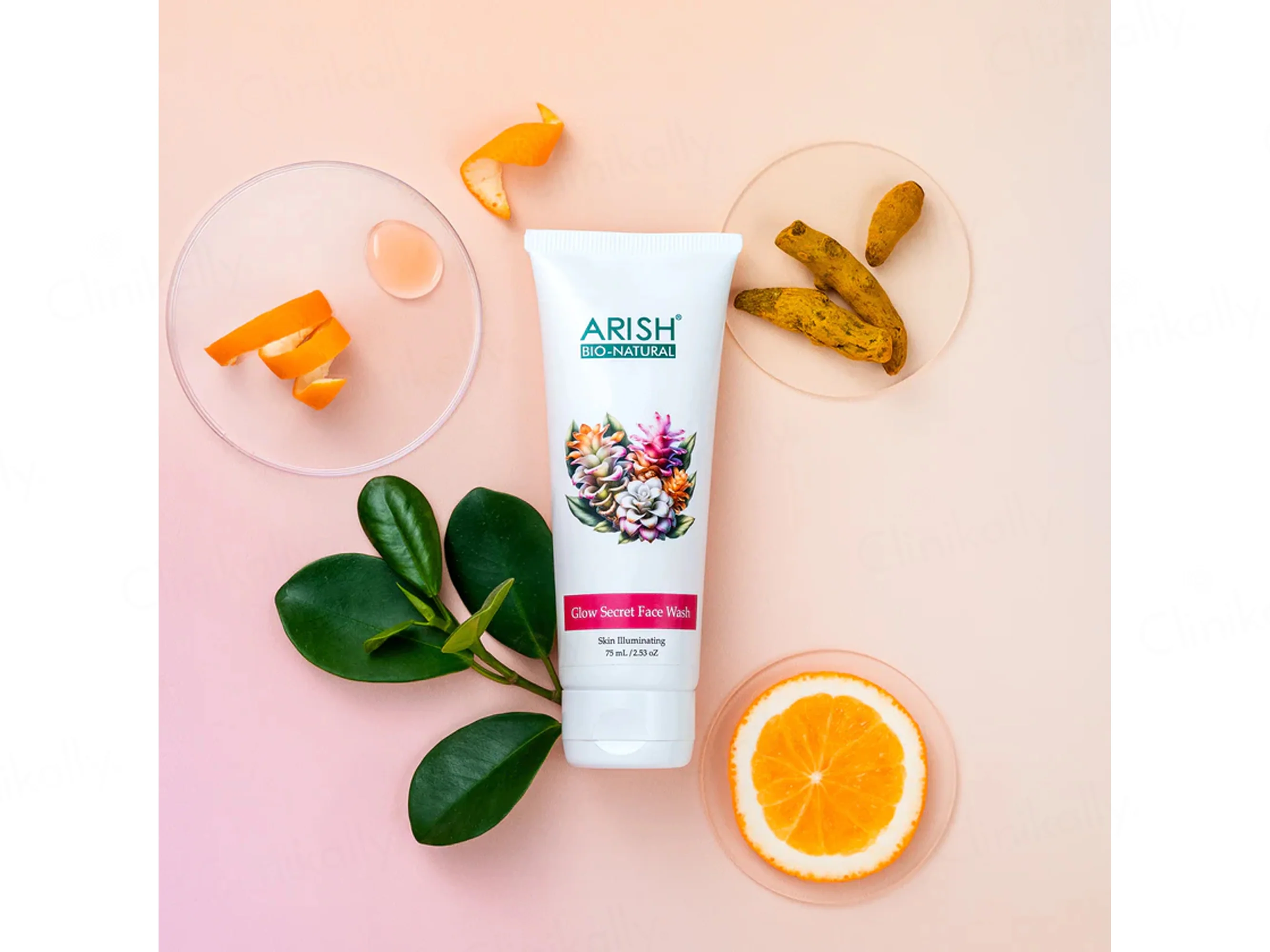Arish Bio-Natural Glow Secret Skin Illuminating Face Wash - Image 2