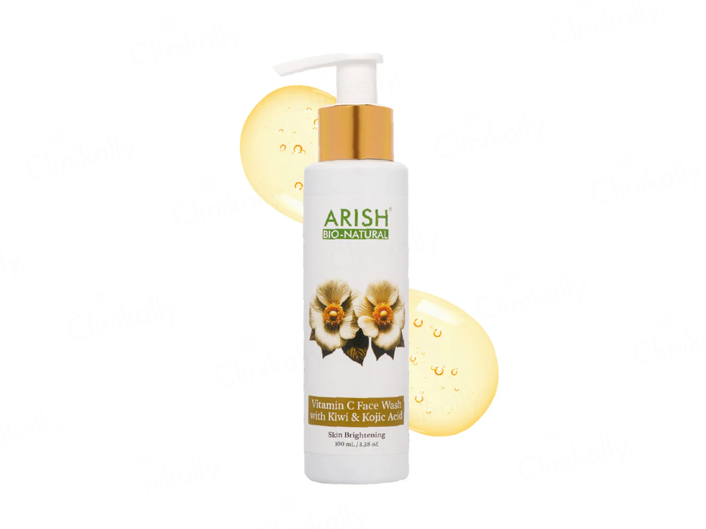 Arish Bio-Natural Vitamin C Skin Brightening Face Wash With Kiwi & Kojic Acid - Image 7