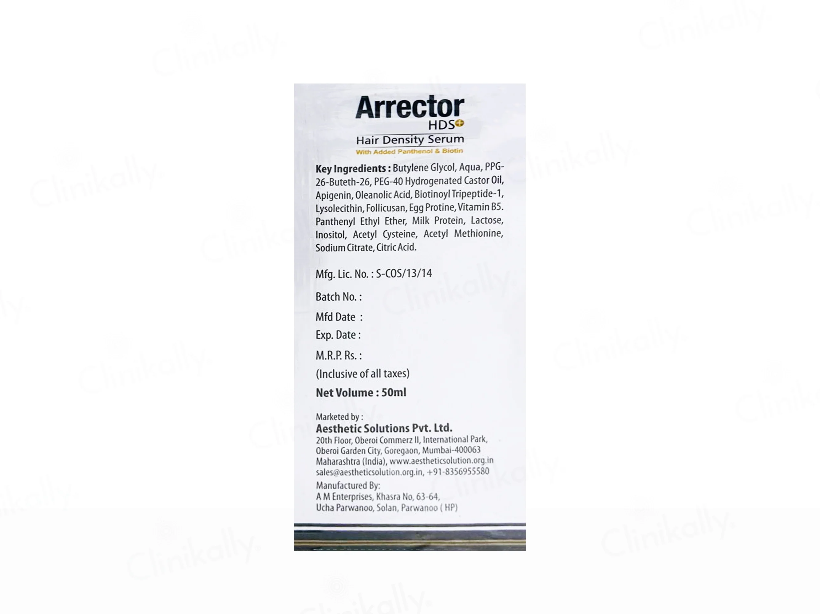 Arrector HDS+ Hair Density Serum - Image 3