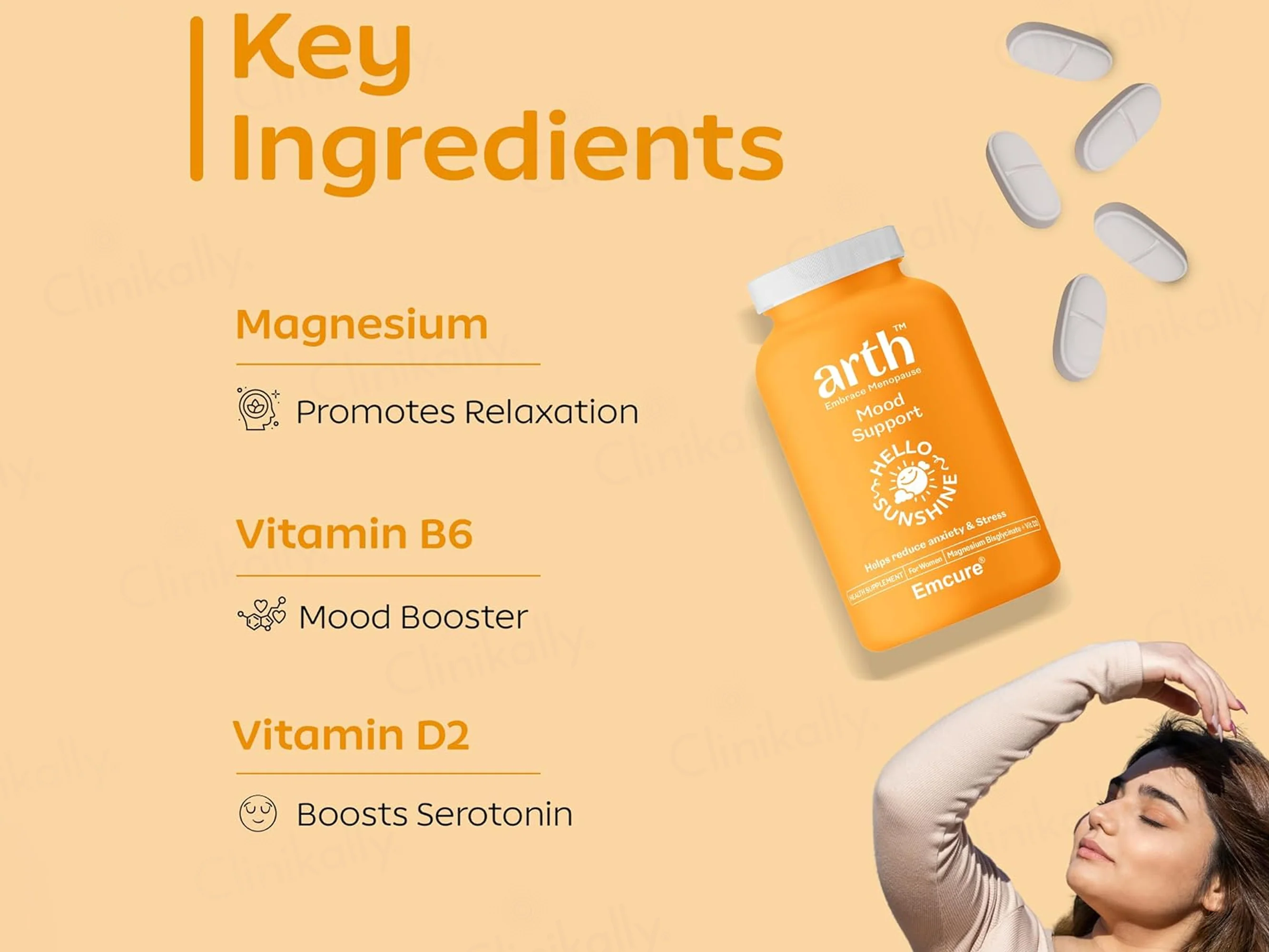 Arth Mood Support Nutraceutical Tablet For Women - Image 4