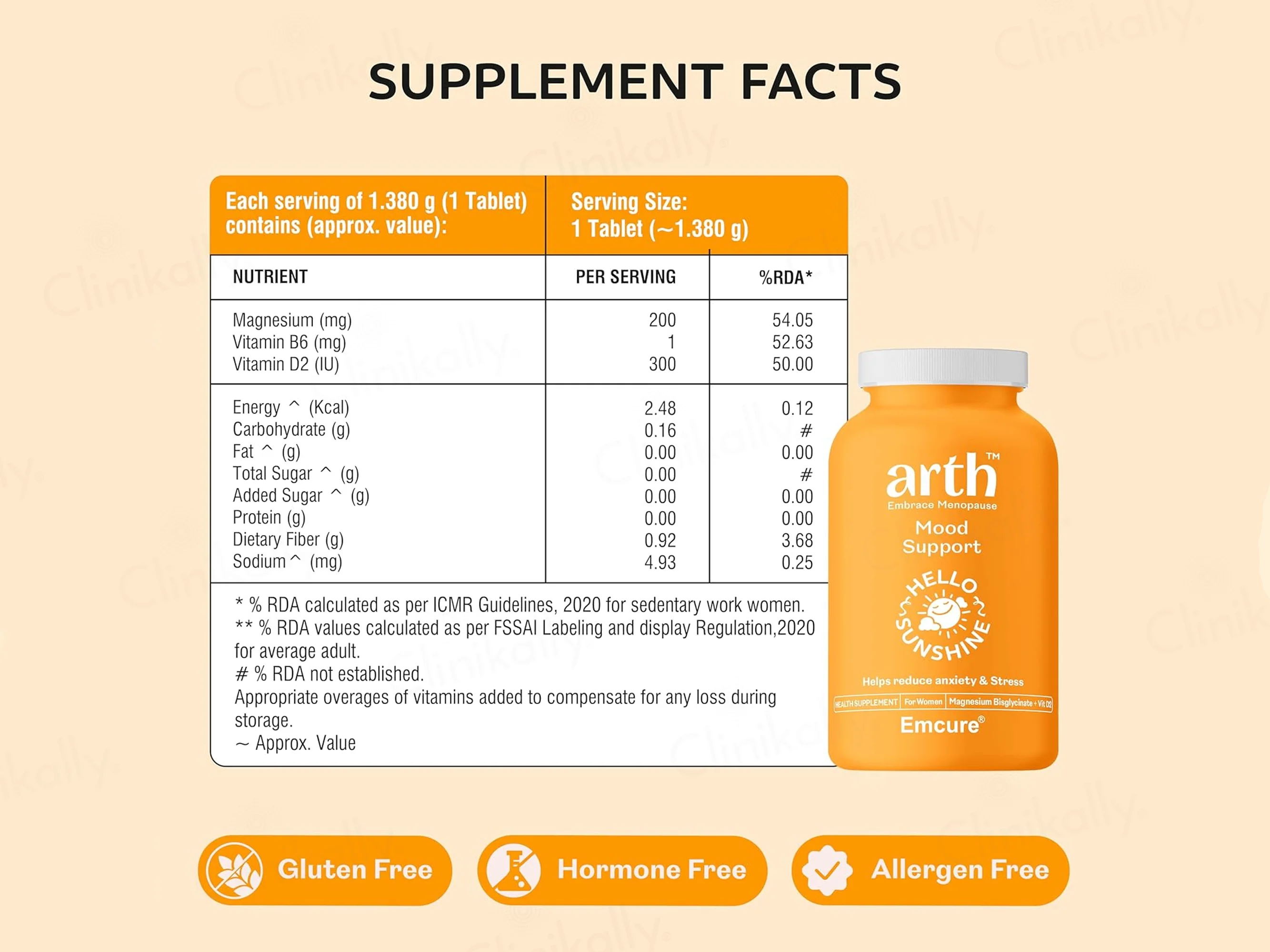 Arth Mood Support Nutraceutical Tablet For Women - Image 7