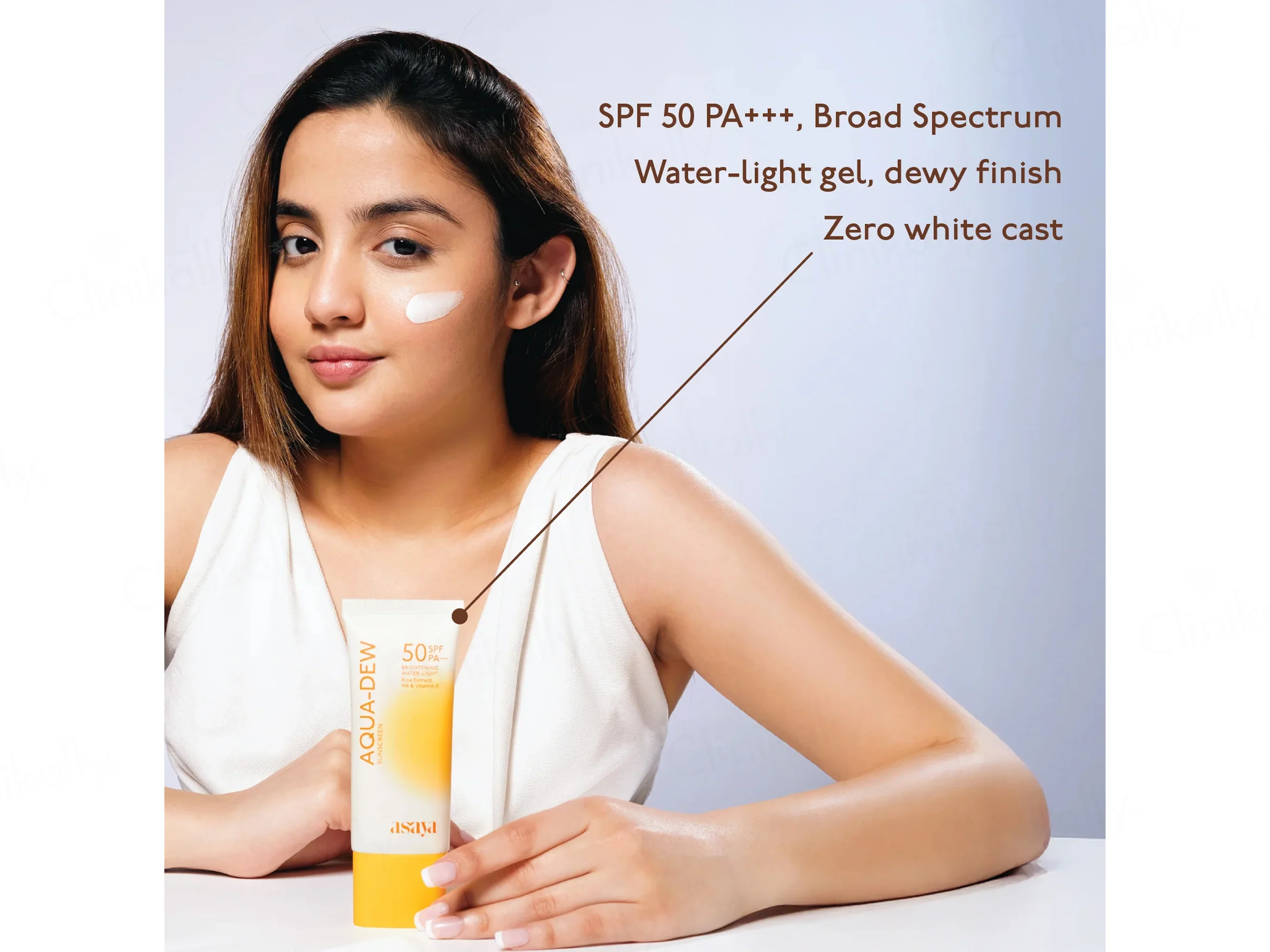Asaya Under One Sun Aqua-Dew Sunscreen SPF 50 PA+++ - Image 4