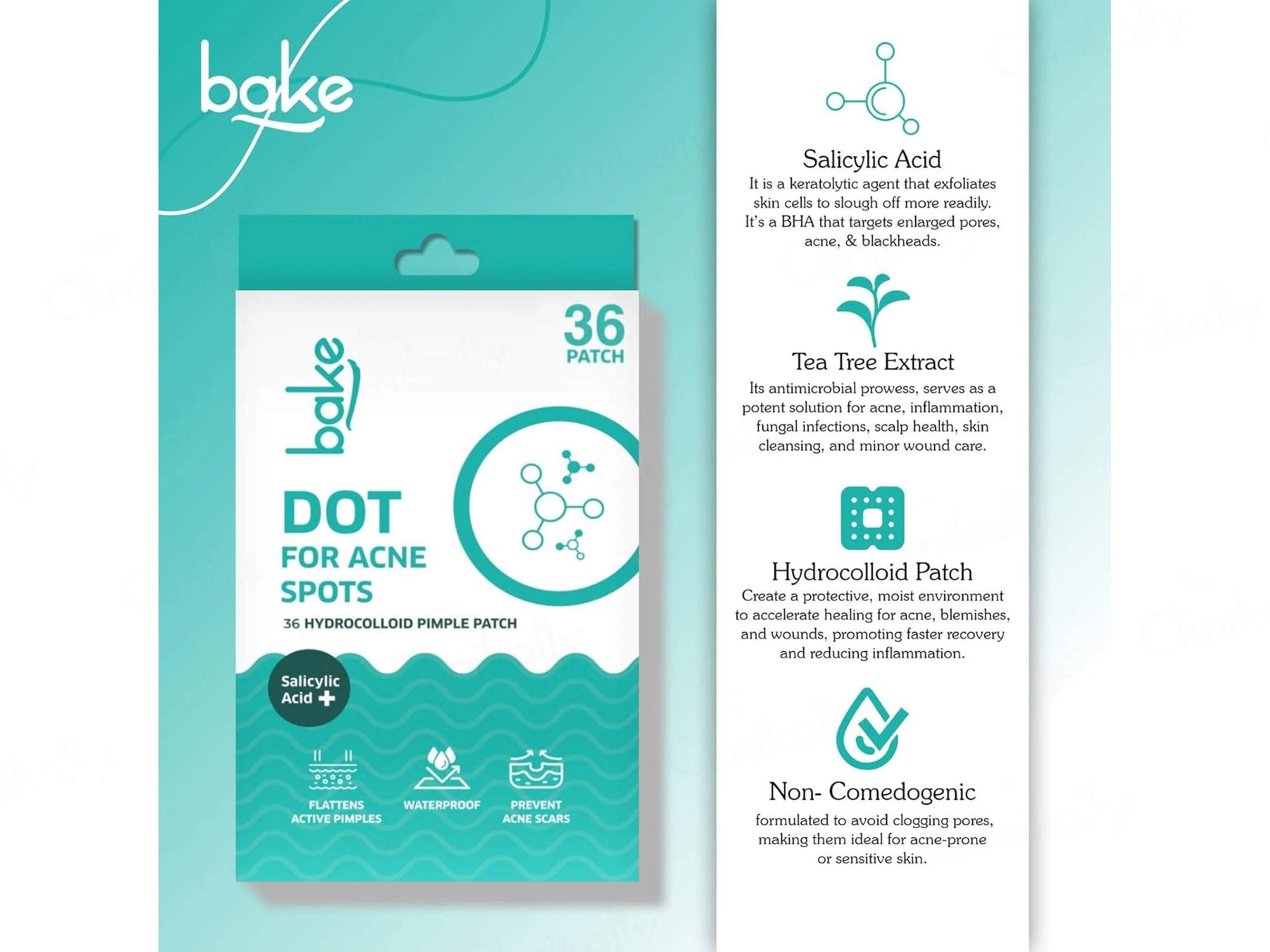Bake Salicylic Acid Dot Acne Patch - Image 6