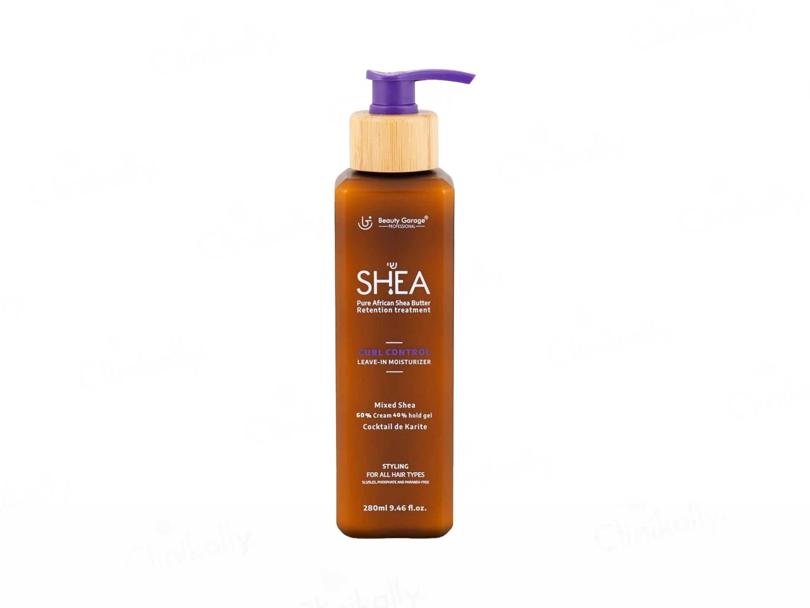 Beauty Garage Pure African Shea Butter Retention Treatment Curl Control Leave-In Moisturizer (60/40)