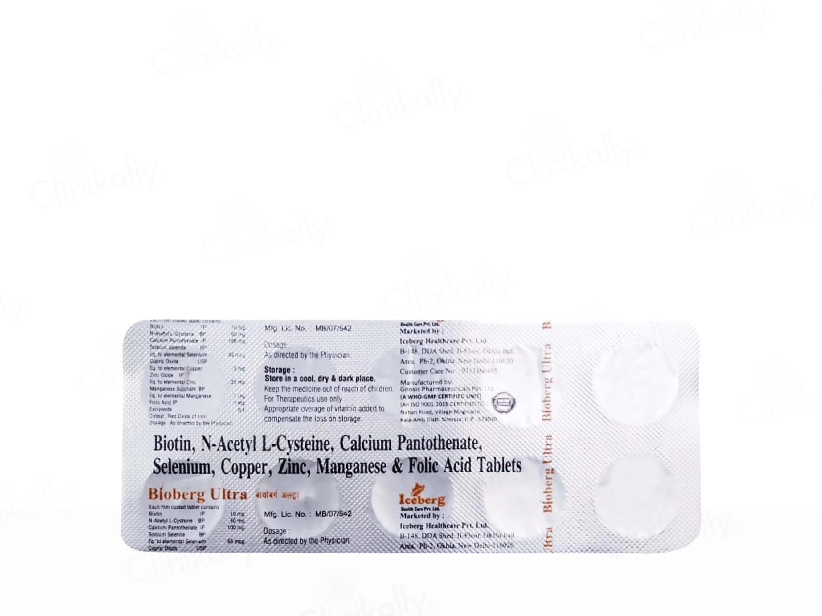Bioberg Ultra Hair Supplement Tablet - Image 3