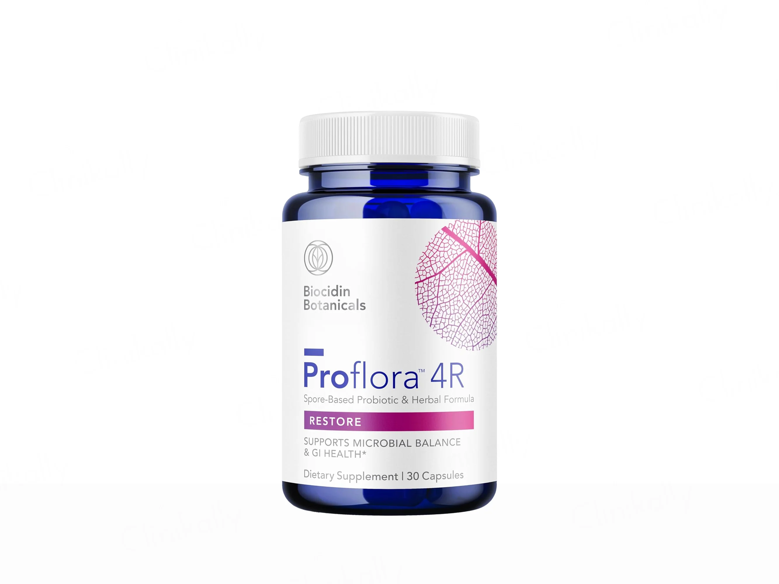 Biocidin Botanicals Proflora 4R Spore-Based Probiotic Dietary Supplement Capsule