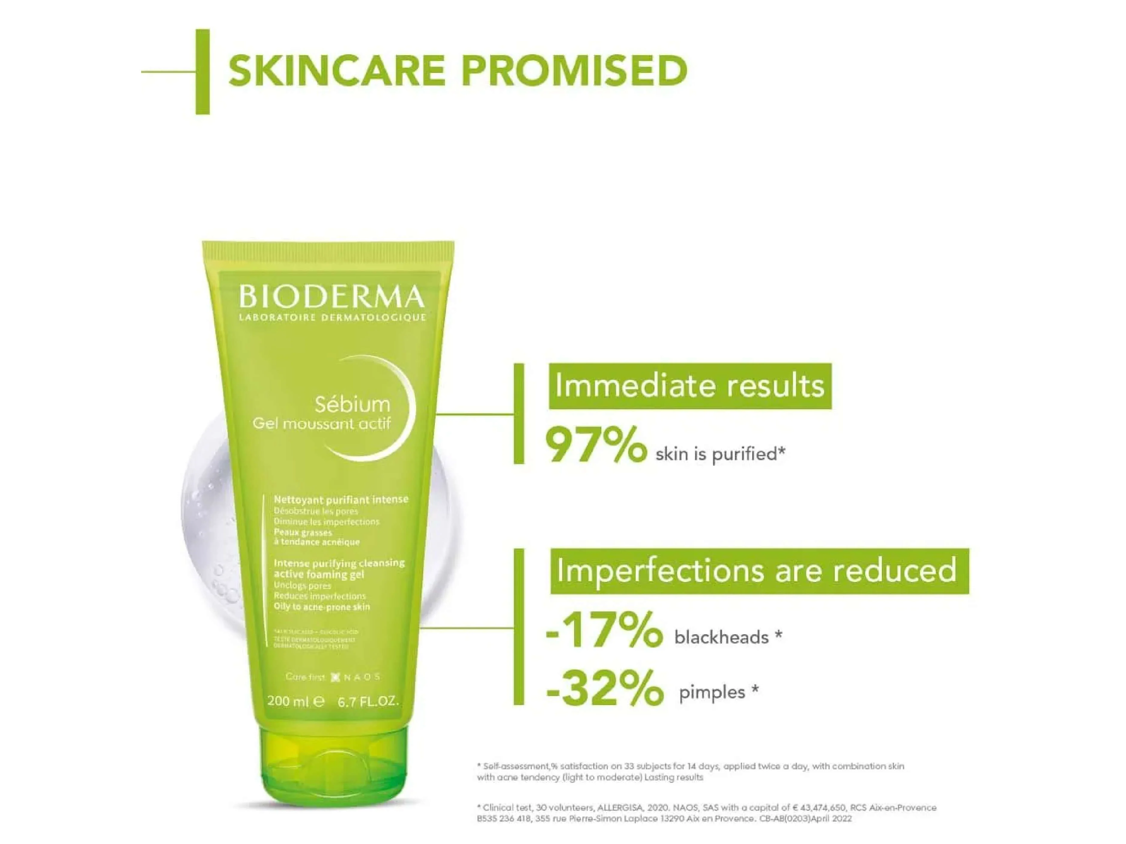 Bioderma Sebium Gel Moussant Actif - Image 2