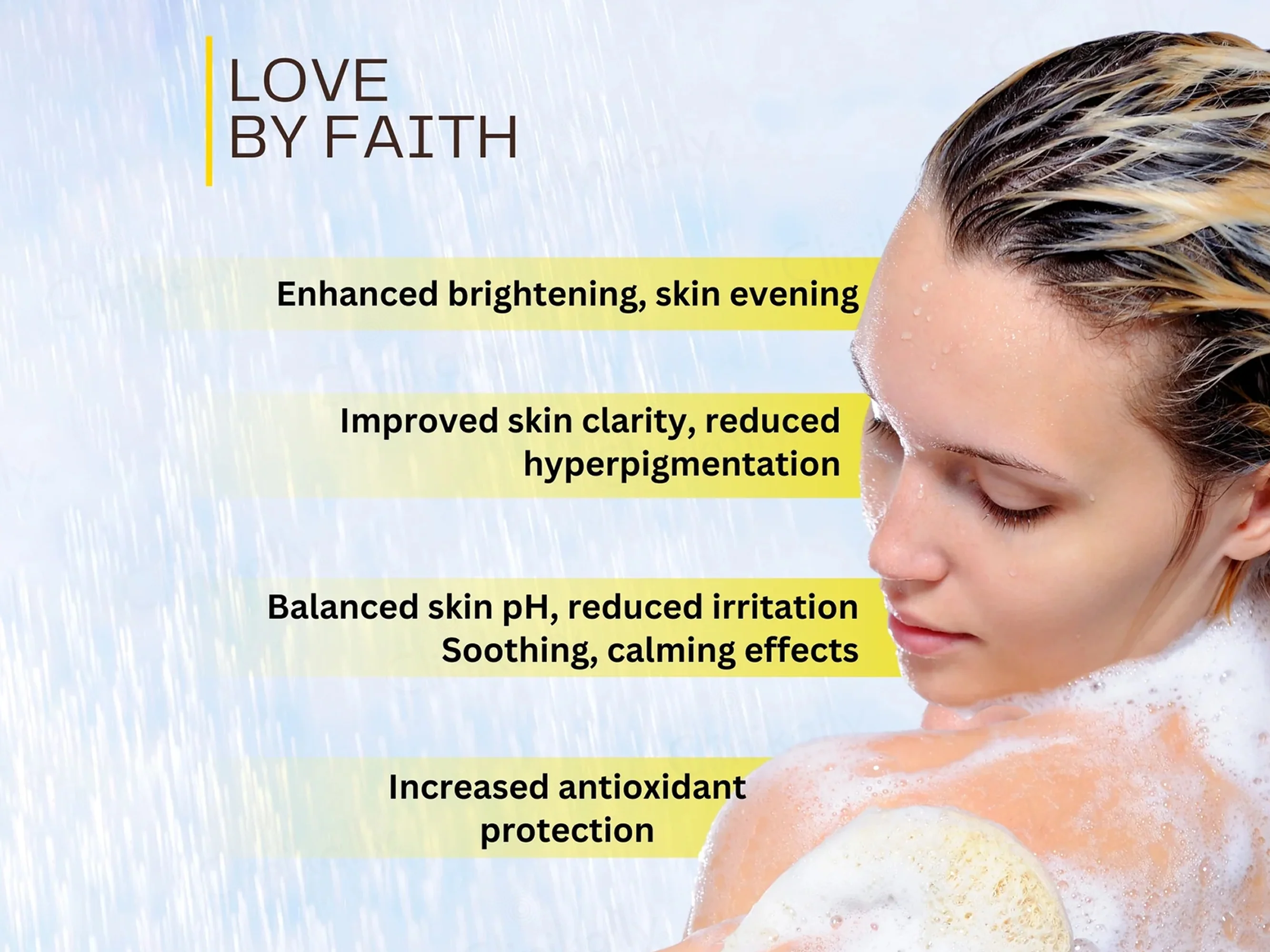 Biofaith Deep-Soul 1% Vitamin C Daily Glow Body Wash - Image 4