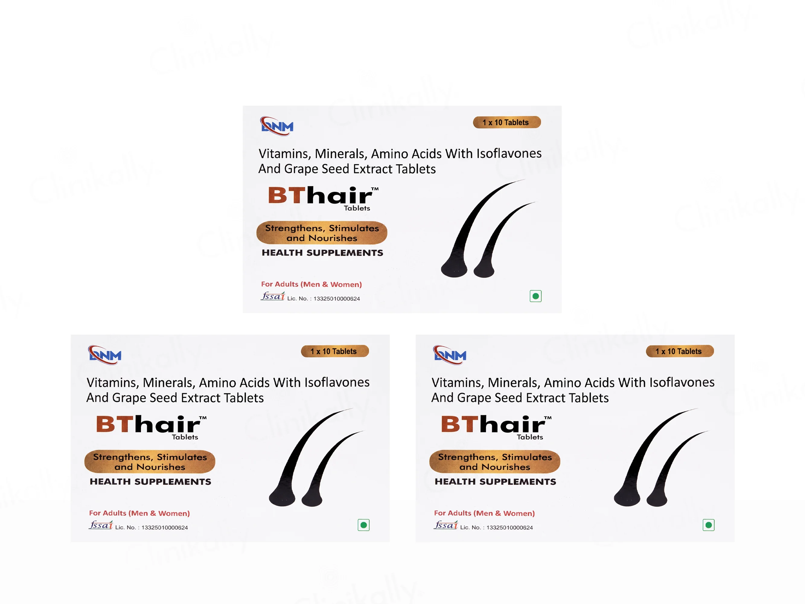 BThair Supplement Tablet For Adults