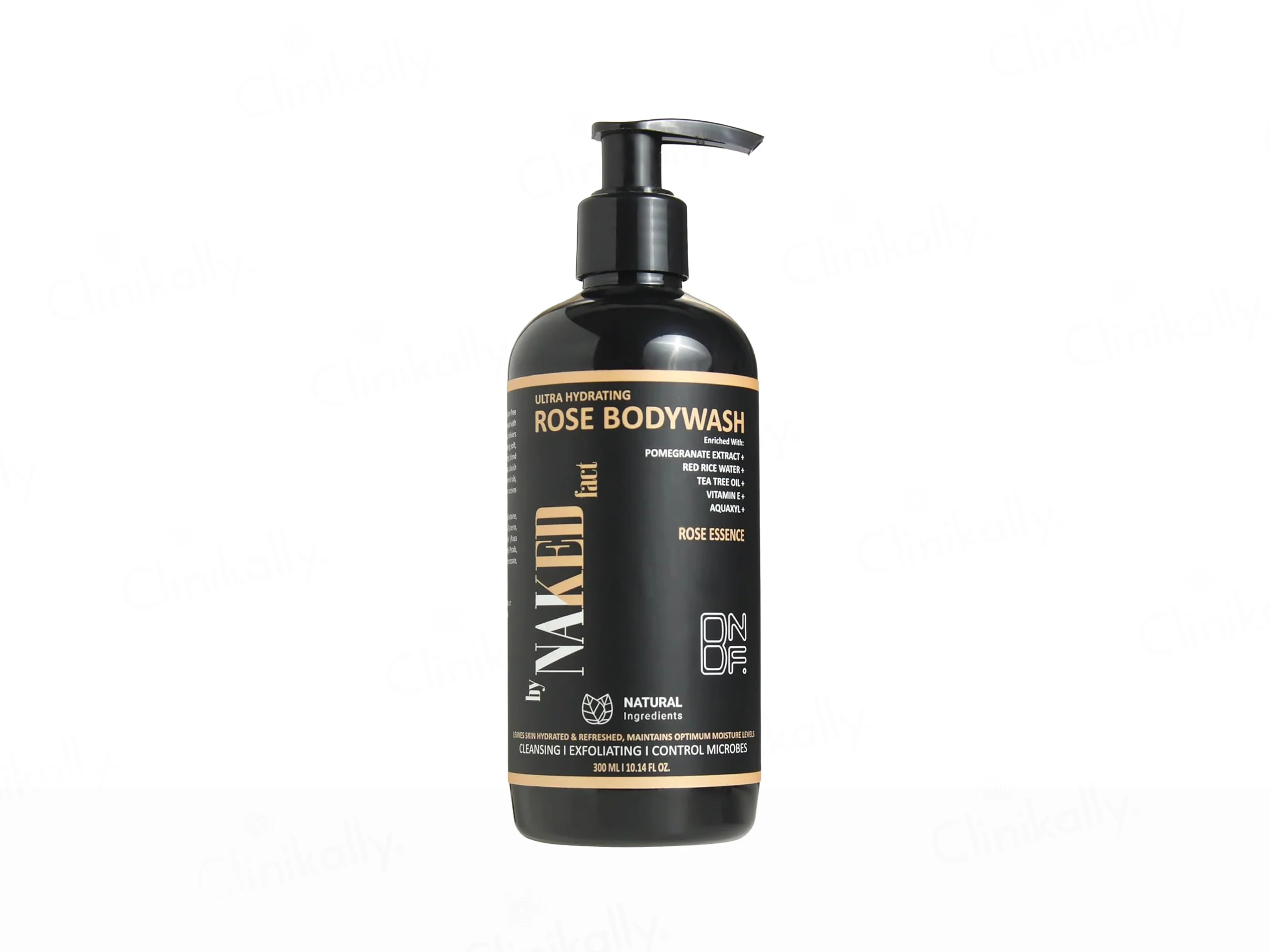 By Naked Fact Ultra Hydrating & Exfoliating Rose Bodywash