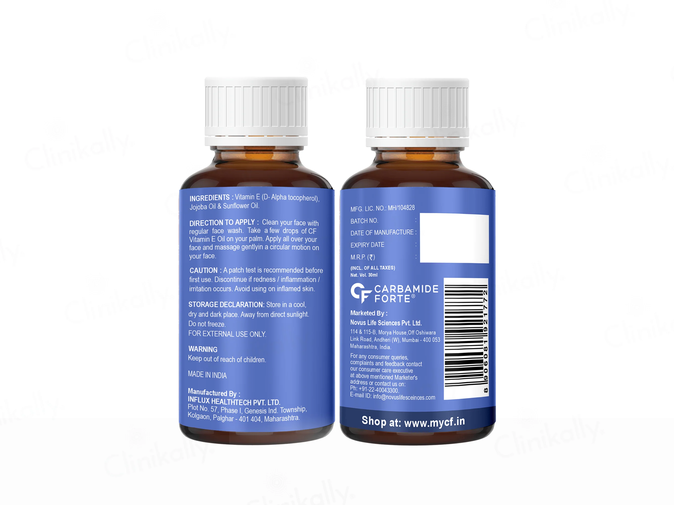 Carbamide Forte 100% Natural Vitamin E 30000 IU Oil - Image 10