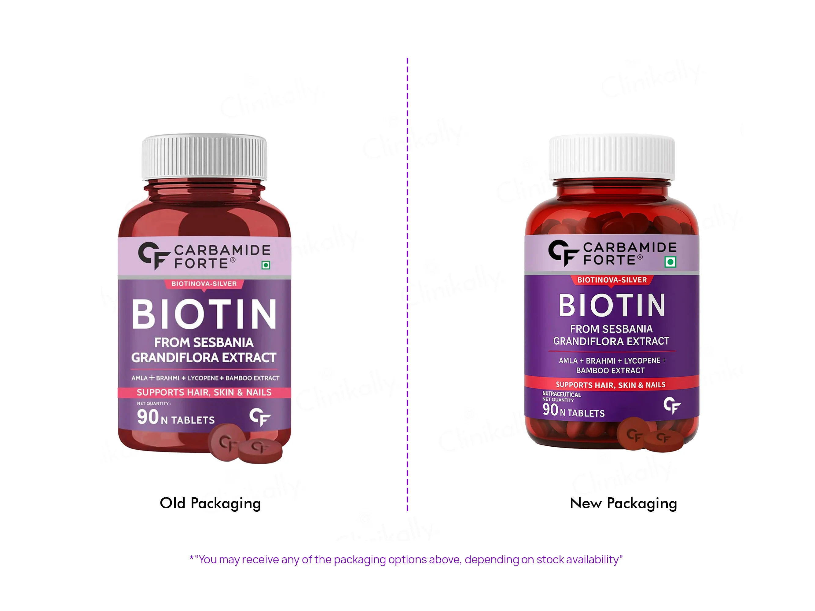 Carbamide Forte Biotin With Amla, Brahmi & Bamboo Extract Nutraceutical Tablet - Image 2