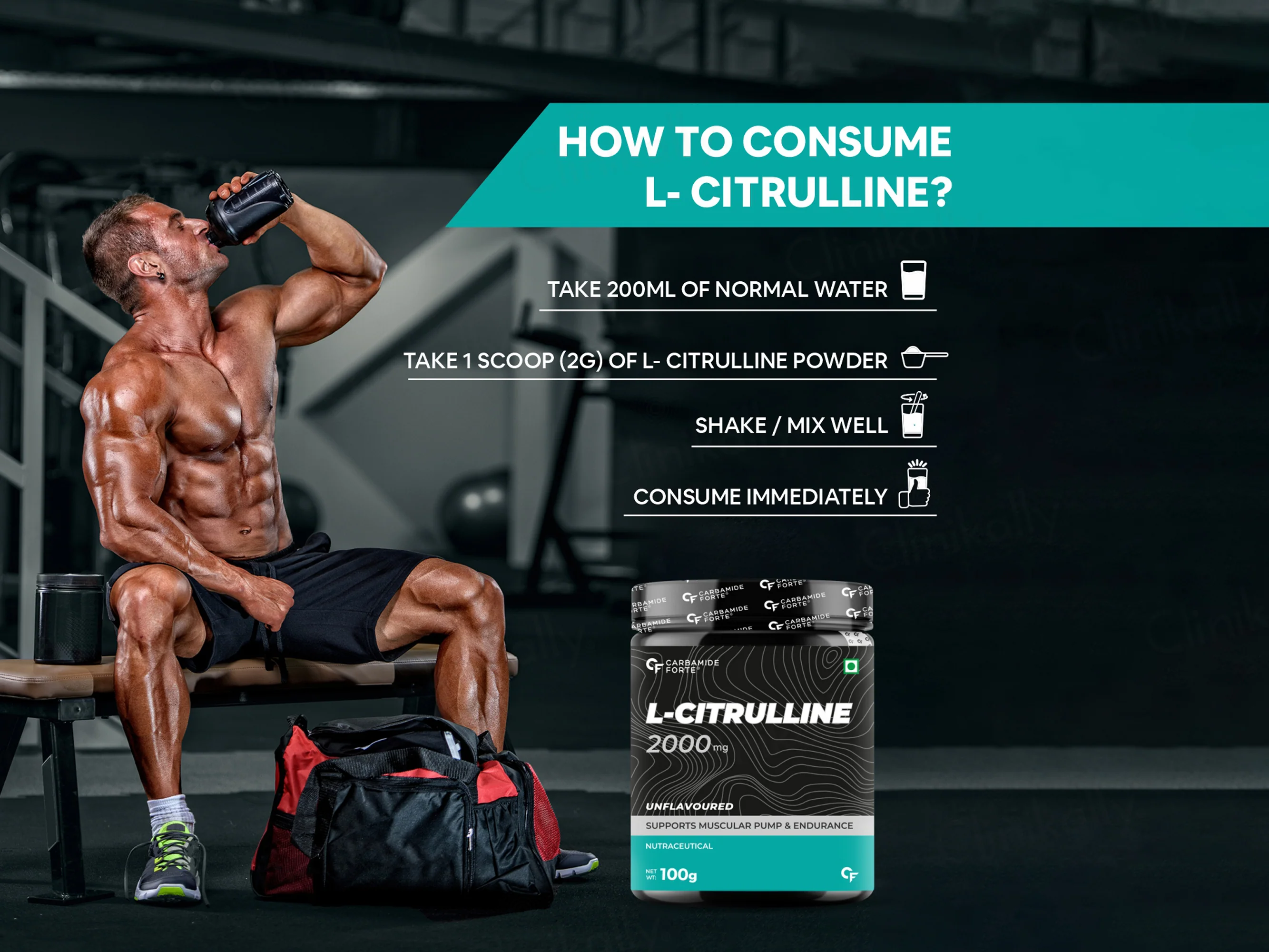 Carbamide Forte L Citrulline 2000mg Powder - Unflavoured - Image 5