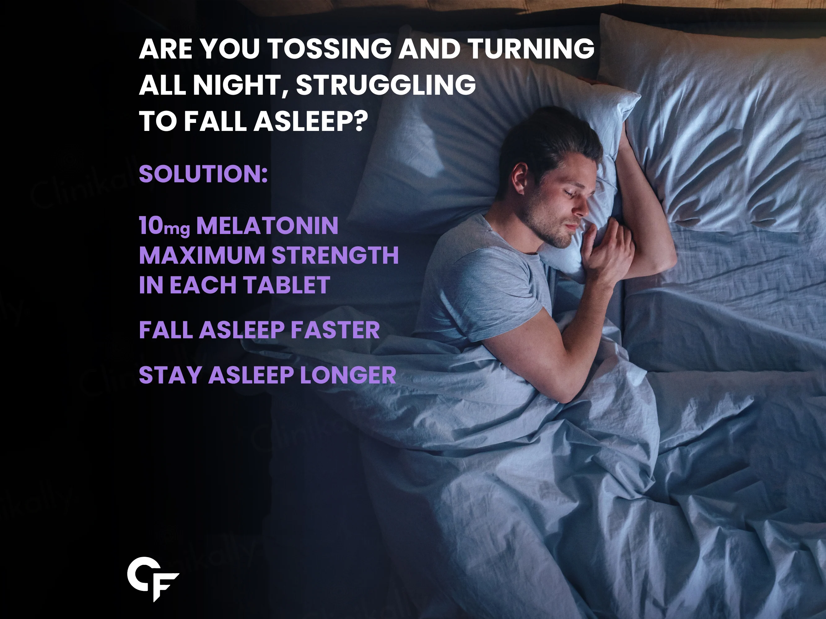 Carbamide Forte Melatonin 10mg + Tagar 250mg Sleep Tablet - Image 4