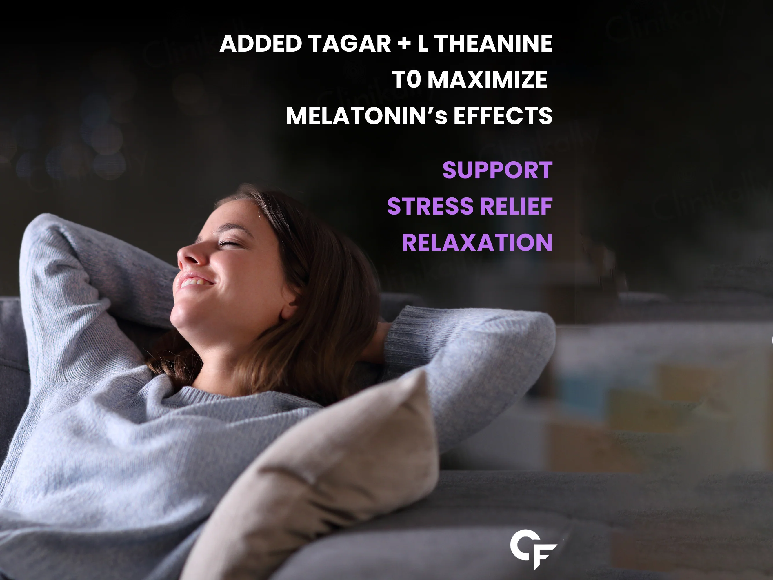 Carbamide Forte Melatonin 10mg + Tagar 30mg Sleep Gummies - Strawberry Flavour - Image 5