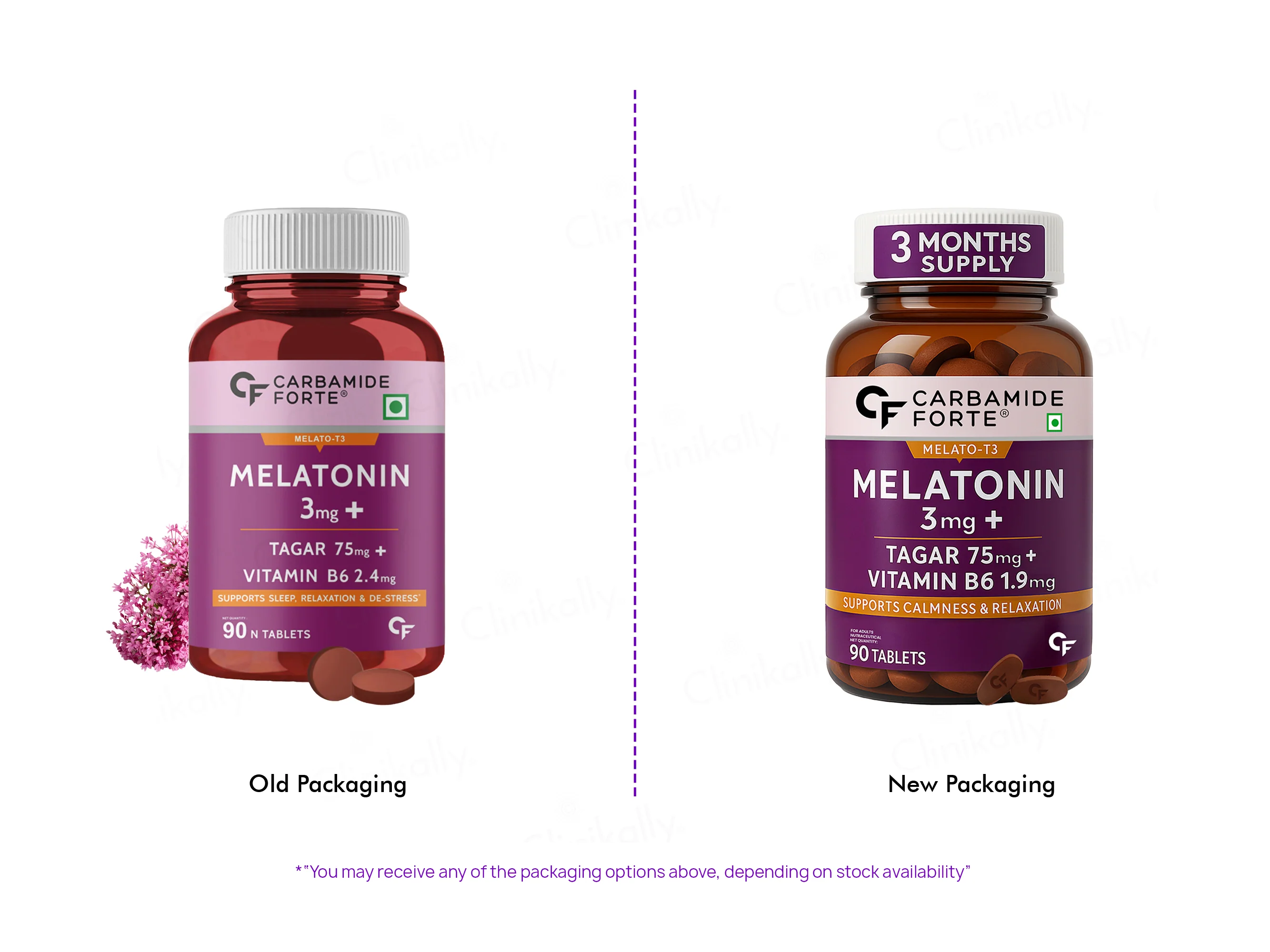 Carbamide Forte Melatonin 3mg + Tagar 75mg Sleep Tablet - Image 2