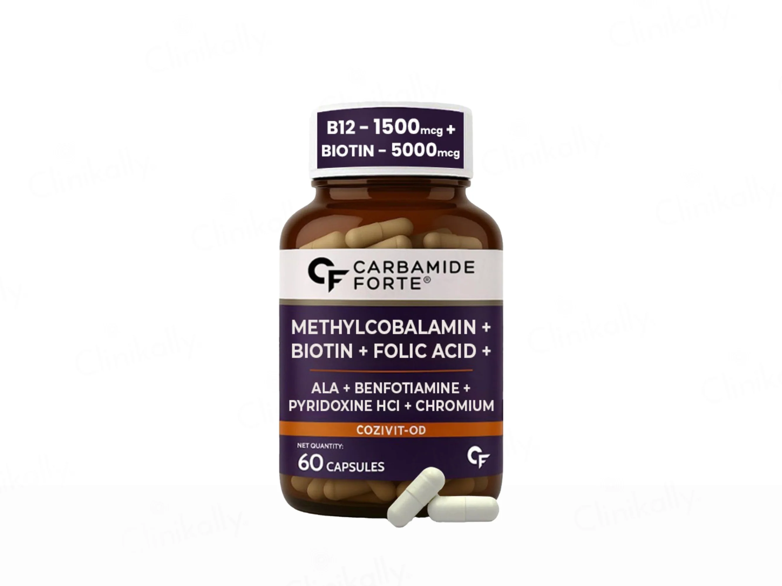 Carbamide Forte Methylcobalamin + Biotin + Alpha Lipoic Acid + Folic Acid Capsule