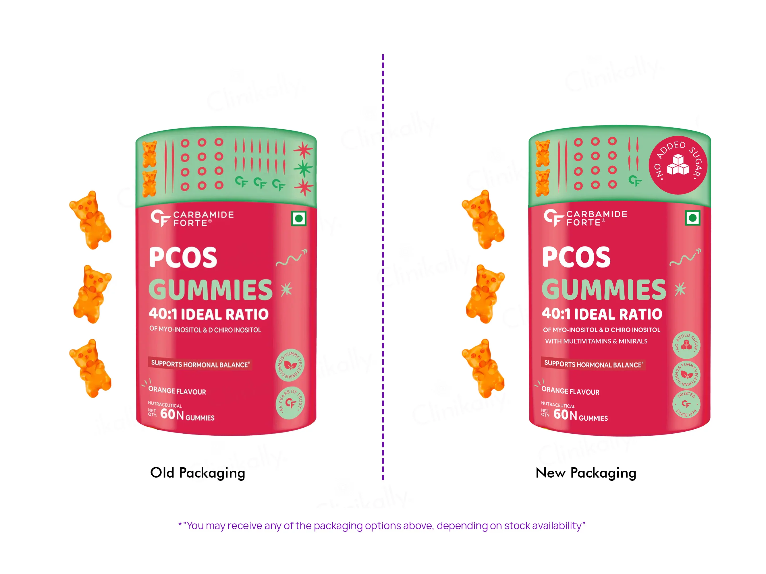 Carbamide Forte PCOS Nutraceutical Gummies - Orange Flavour - Image 2