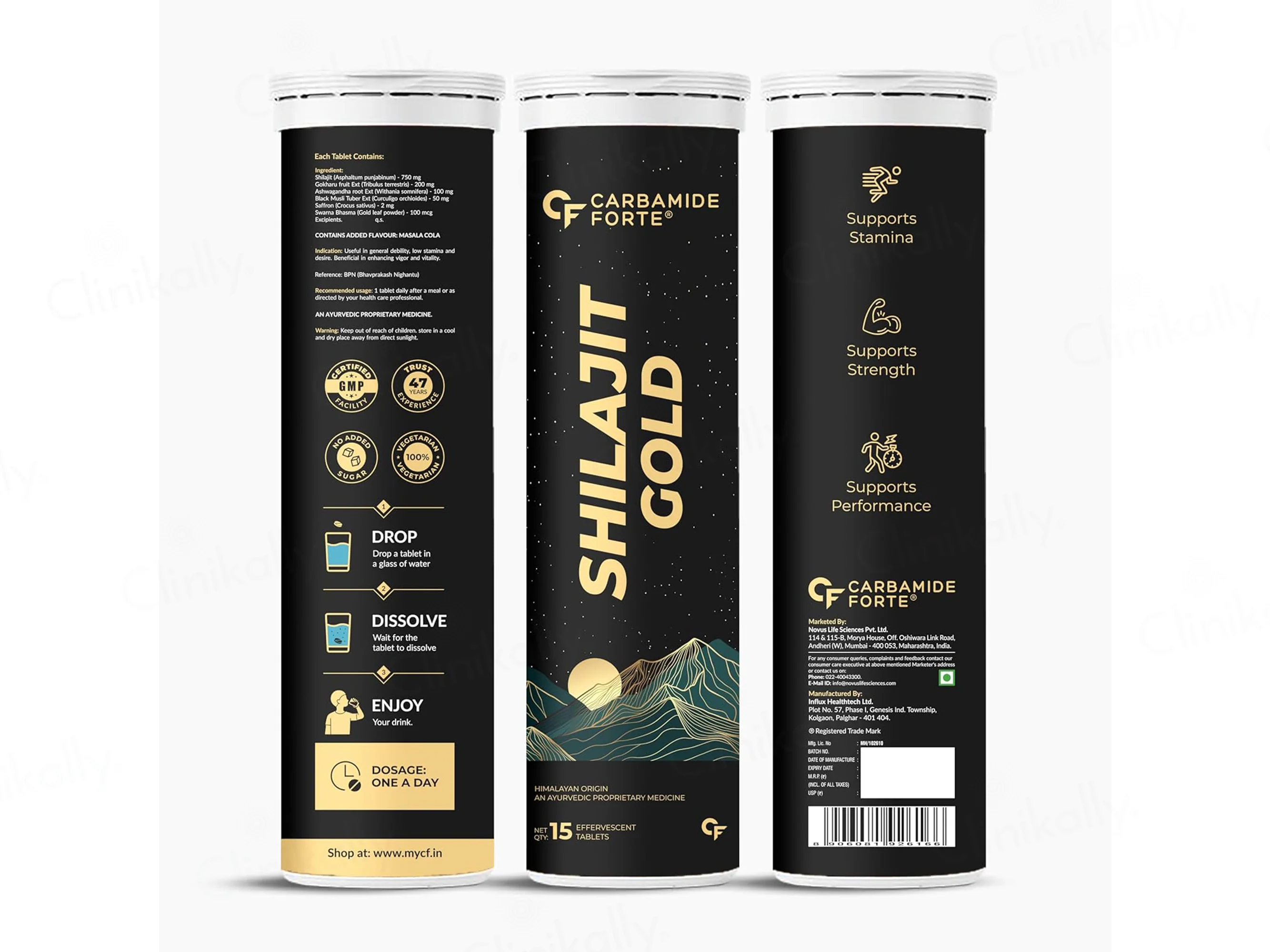 Carbamide Forte Shilajit Gold Effervescent Tablet - Image 11