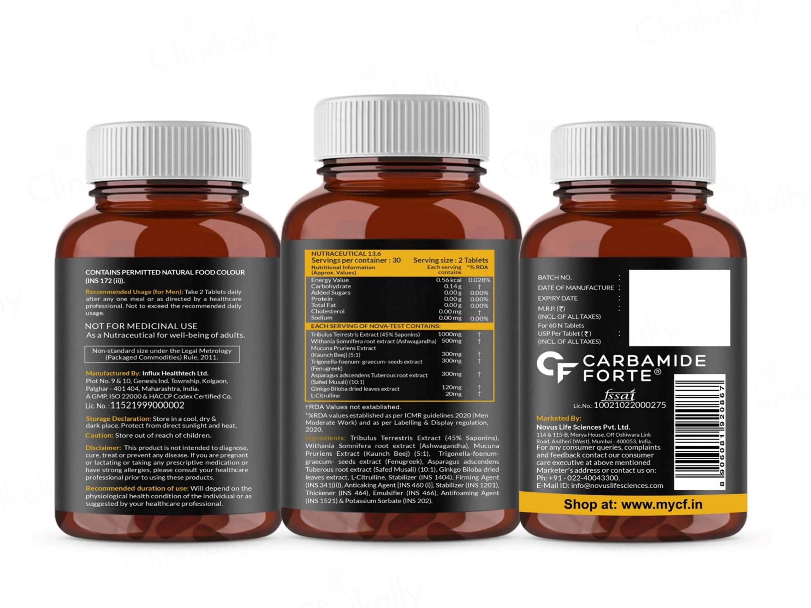 Carbamide Forte Testo-7X Nutraceutical Tablet For Men - Image 8