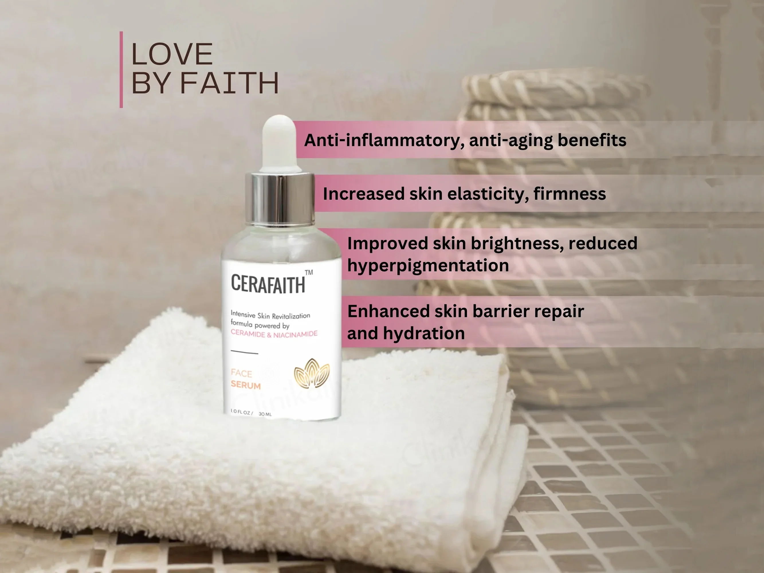 Cerafaith Ceramide & Niacinamide Face Serum - Image 5