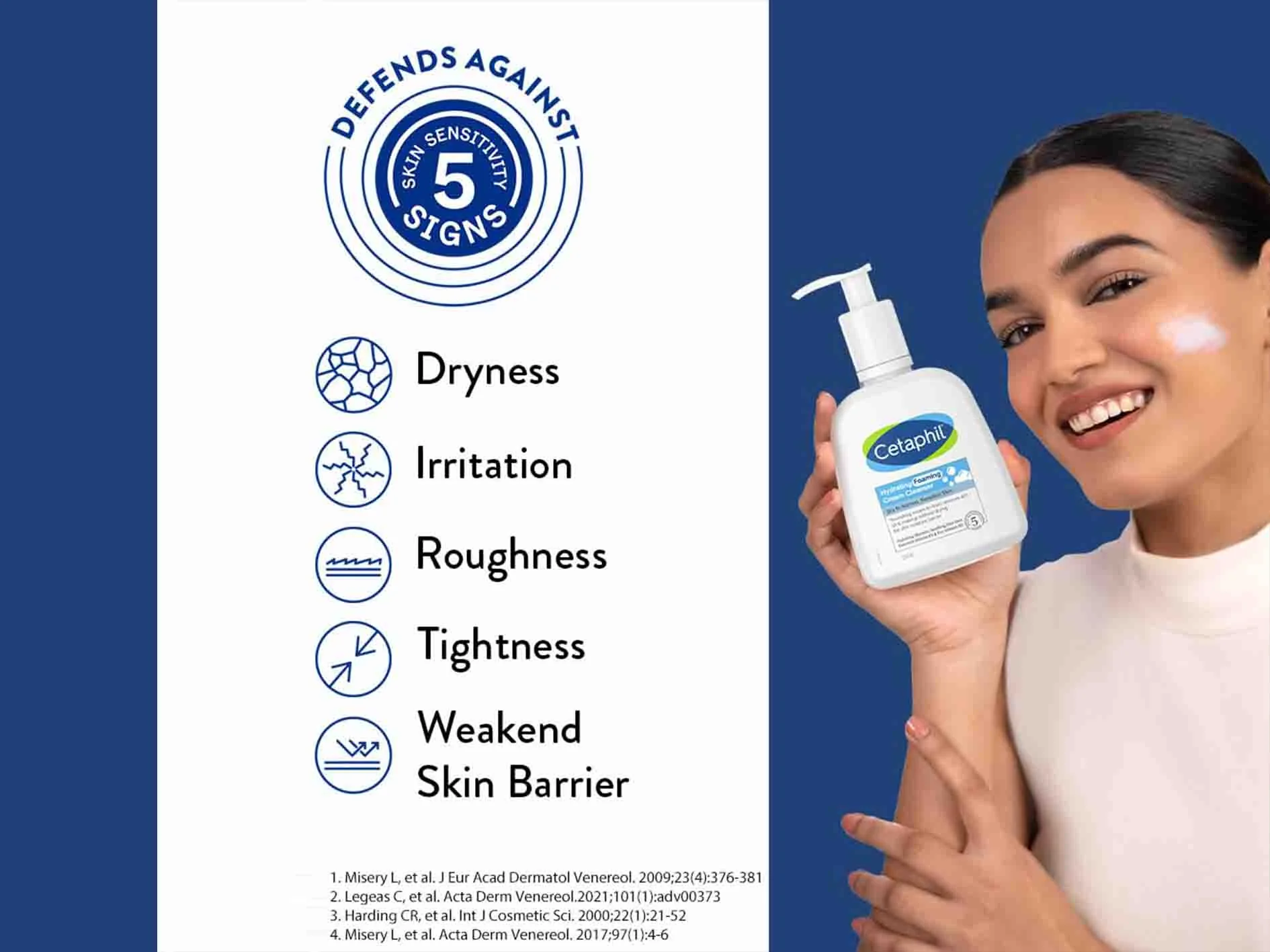 Cetaphil Hydrating Foaming Cream Cleanser - Image 7