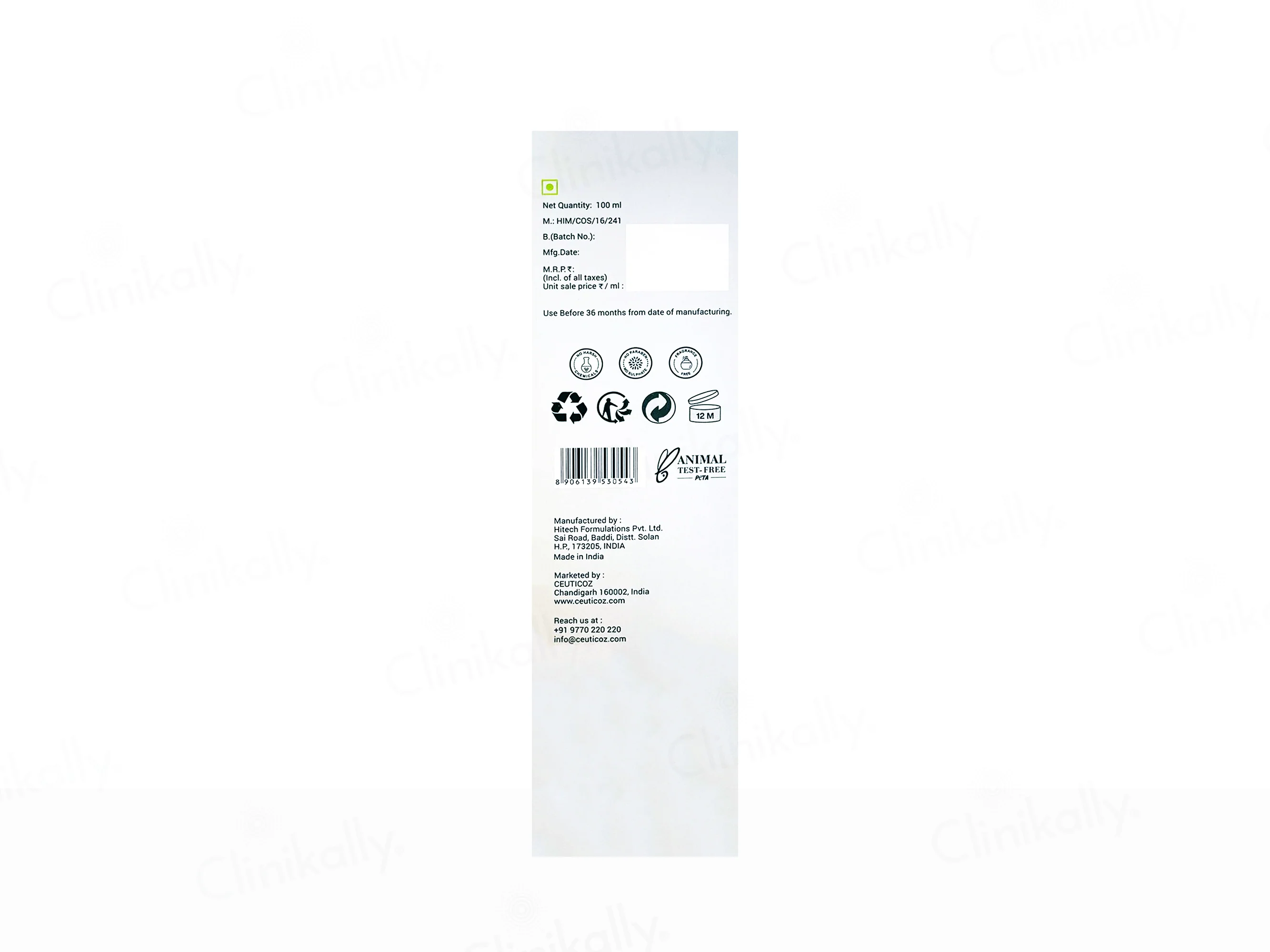 Ceuticoz Ivorine Vitamin C & Hyaluronic Acid Synergy Toner - Image 3