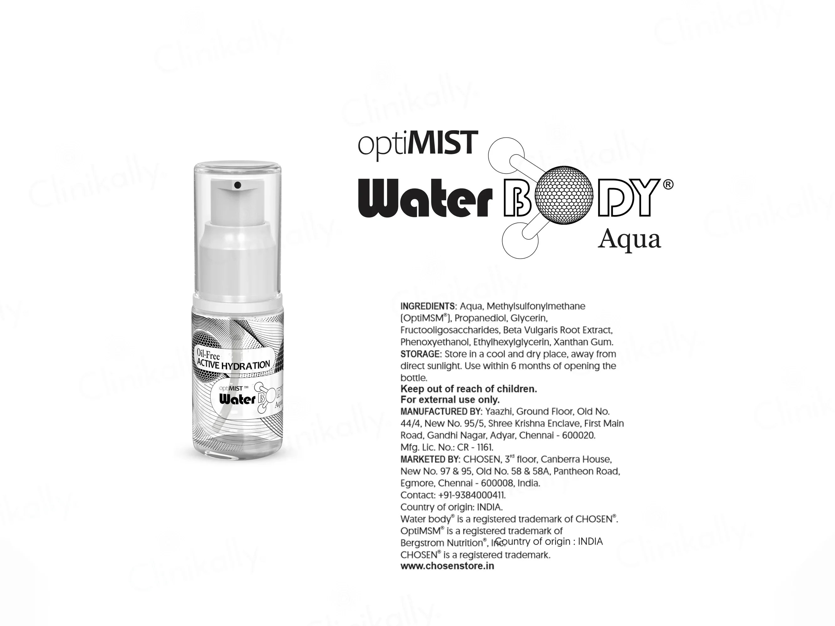 Chosen Optimist Water Body Aqua Moisturizer - Image 4