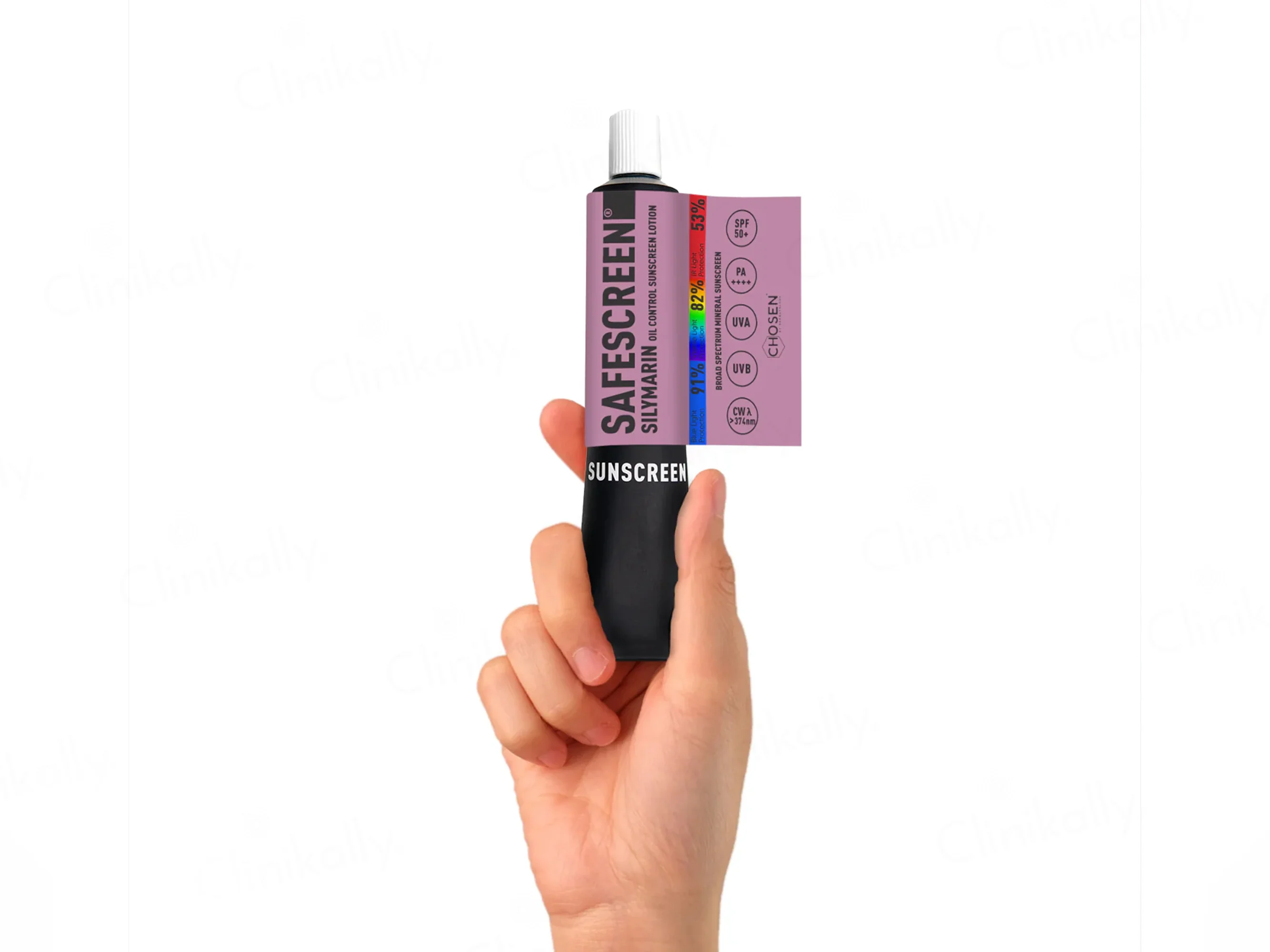 Chosen Safescreen Silymarin Oil Control Mineral Sunscreen Lotion SPF 50+ PA++++ - Image 2