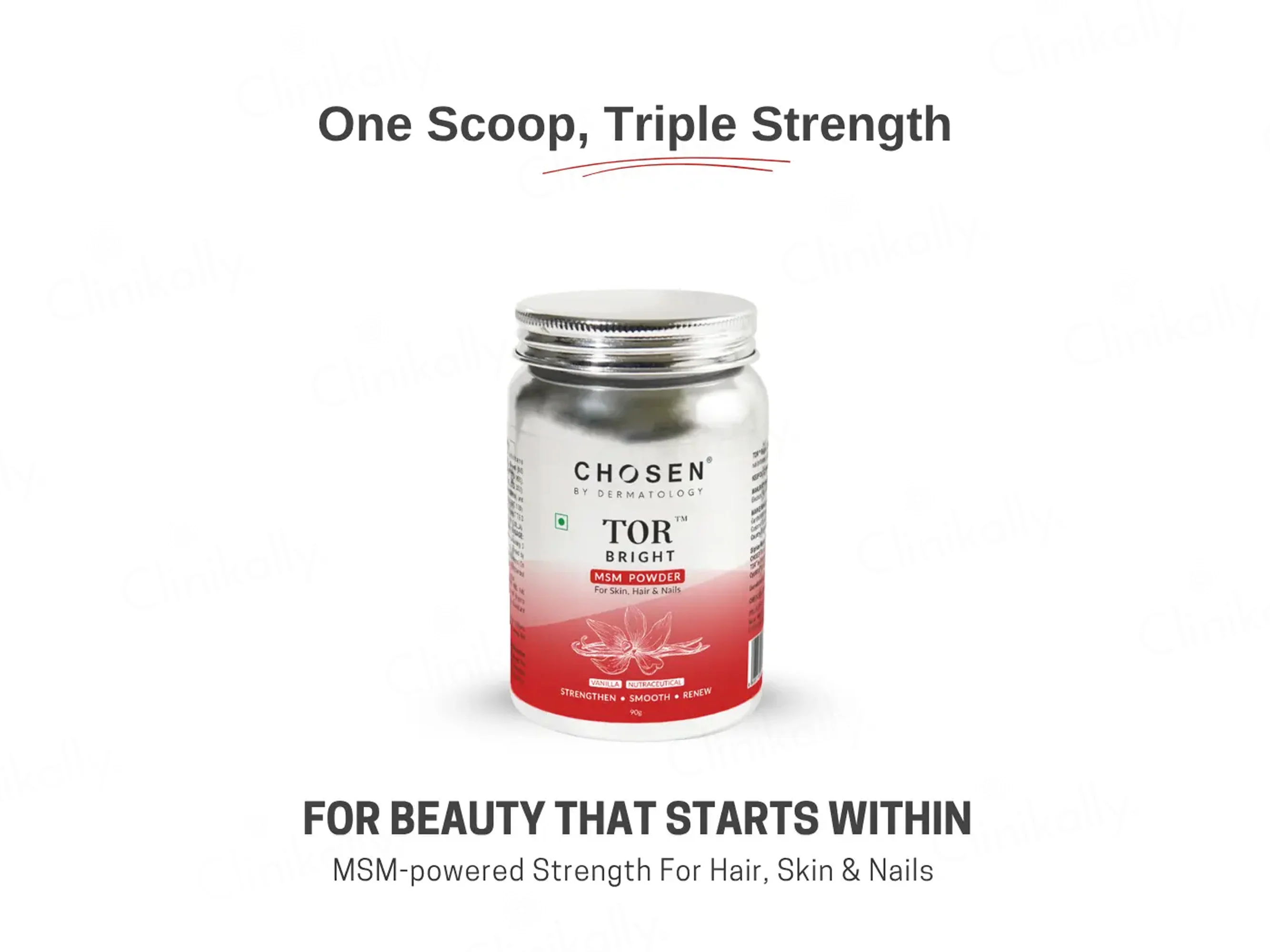 Chosen TOR Bright Low Sugar OptiMSM Methyl Sulfonyl Methane Nutraceutical Powder - Image 3