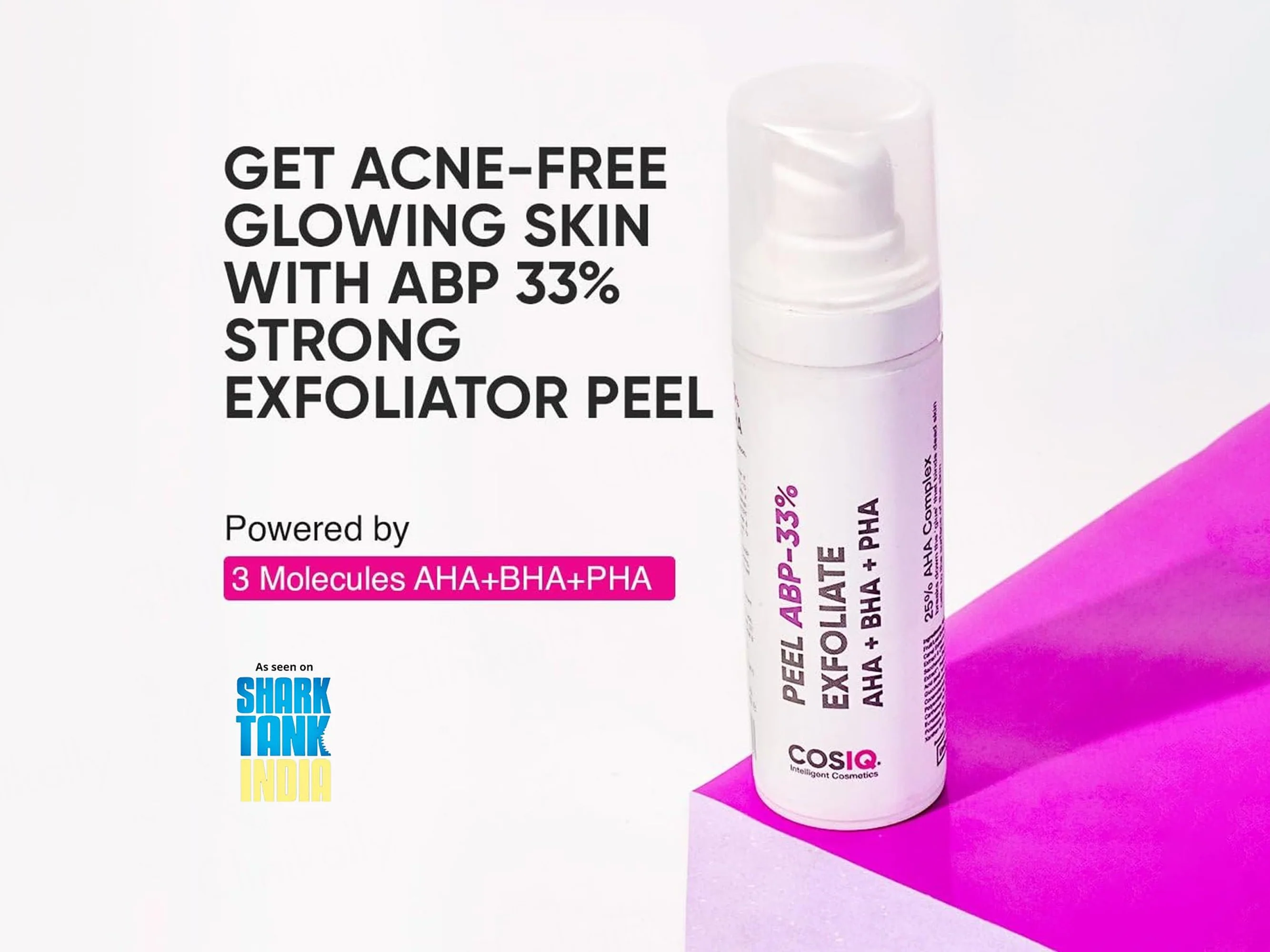 CosiQ ABP-33% AHA + BHA + PHA Strong Exfoliating Peeling Solution - Image 2