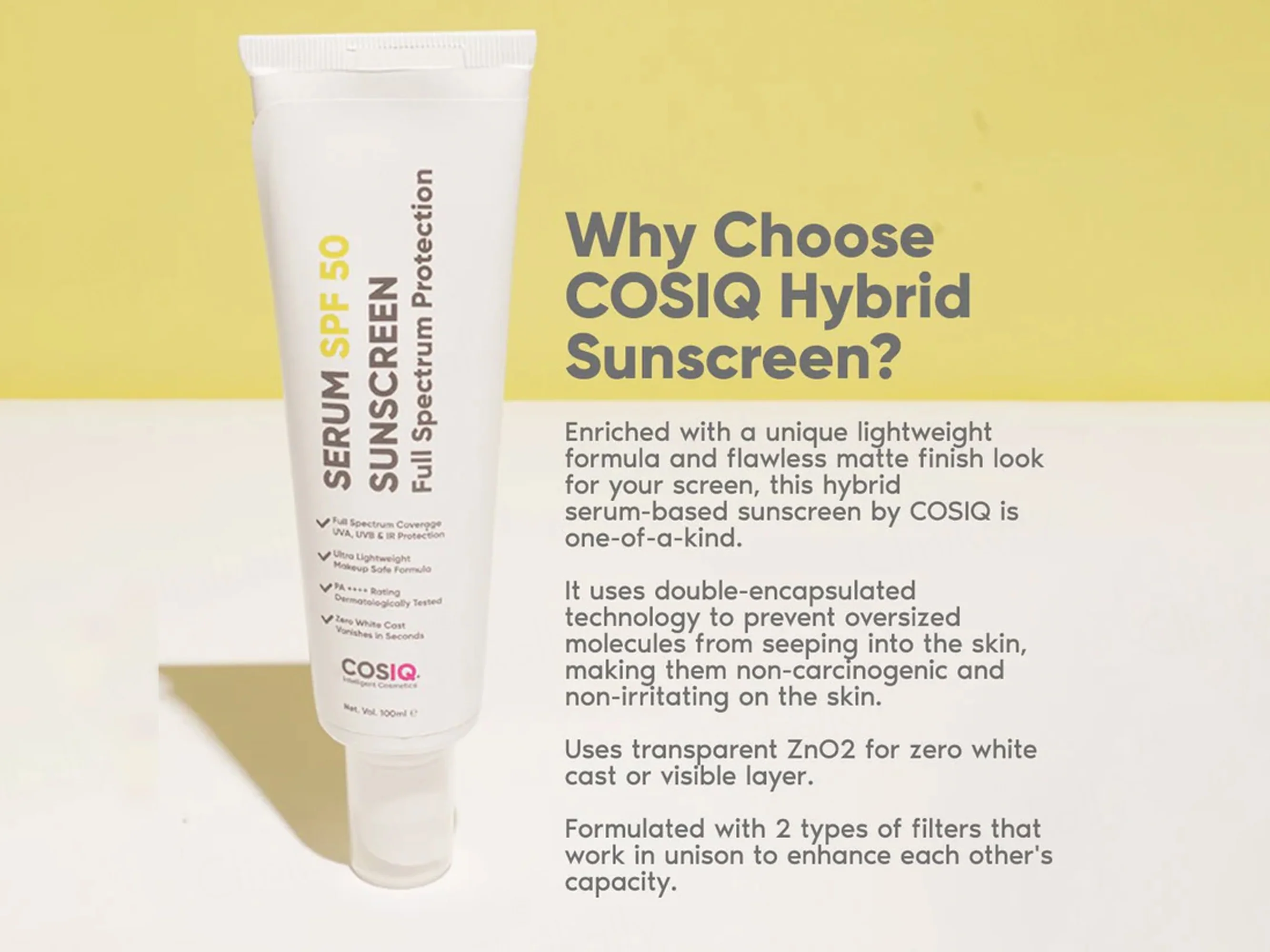 CosIQ Serum Sunscreen SPF 50 PA++++ - Image 12