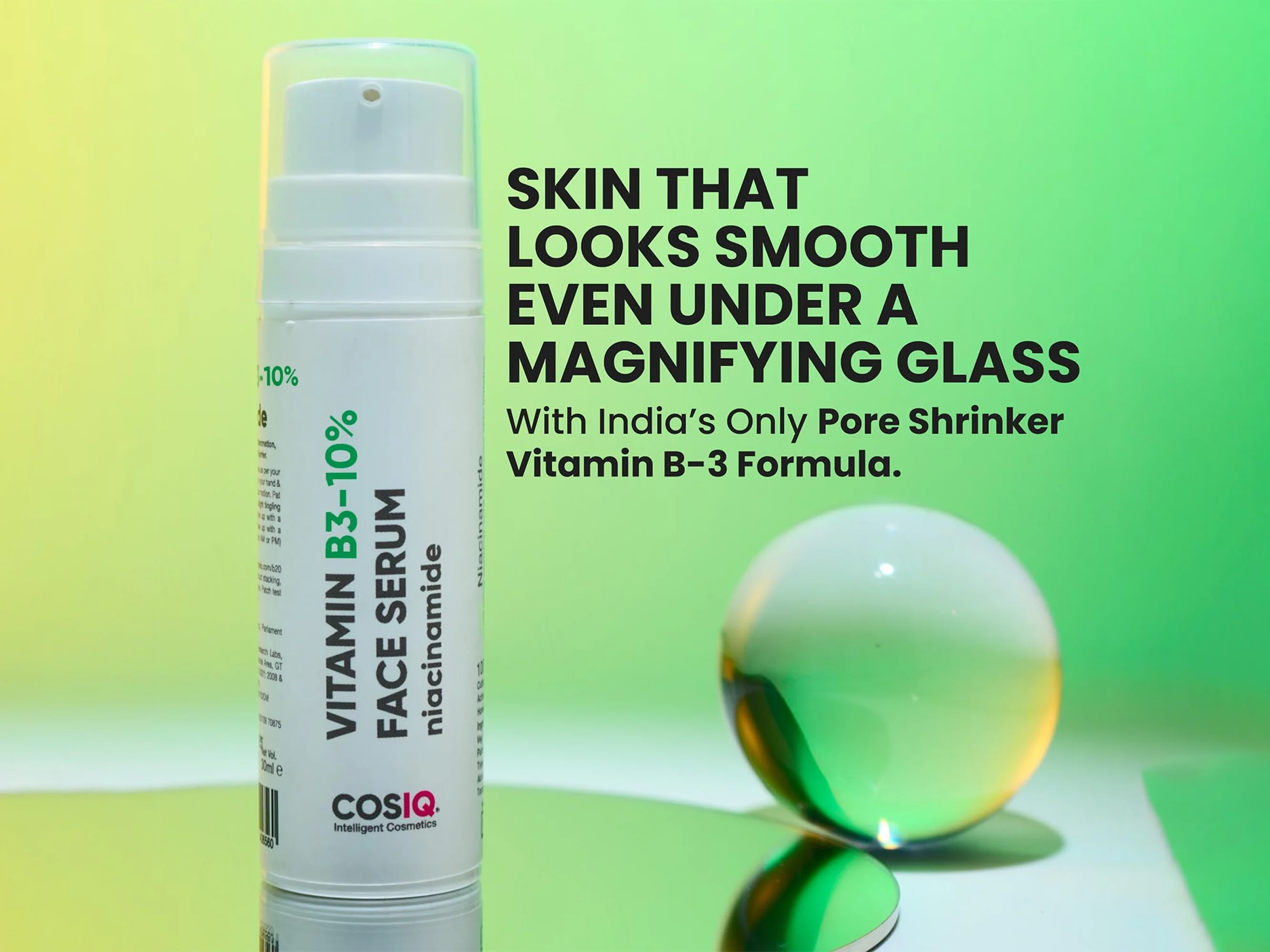 CosIQ Vitamin B3-10% Niacinamide Face Serum - Image 2