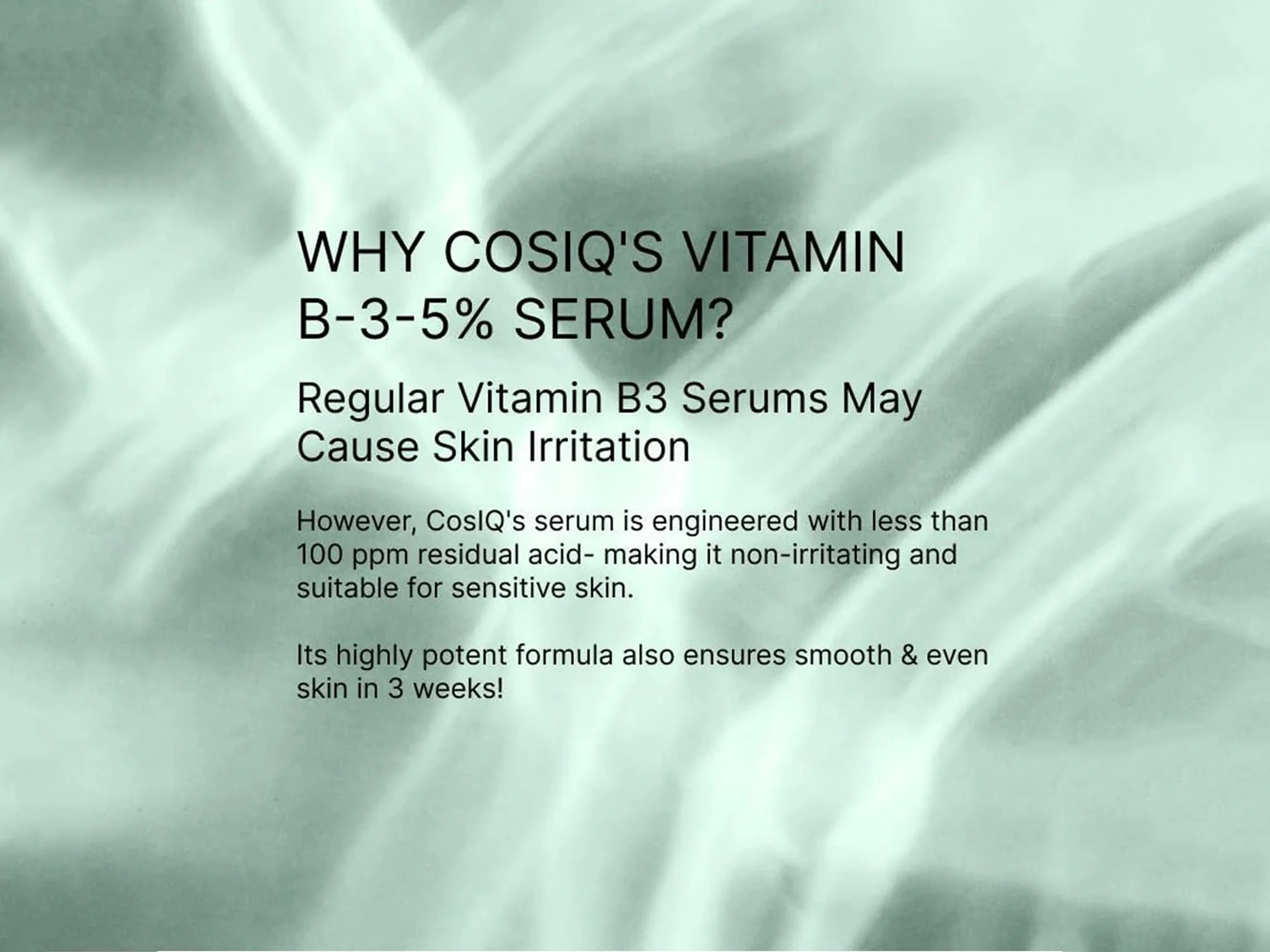 CosIQ Vitamin B3-5% Niacinamide Face Serum - Image 5