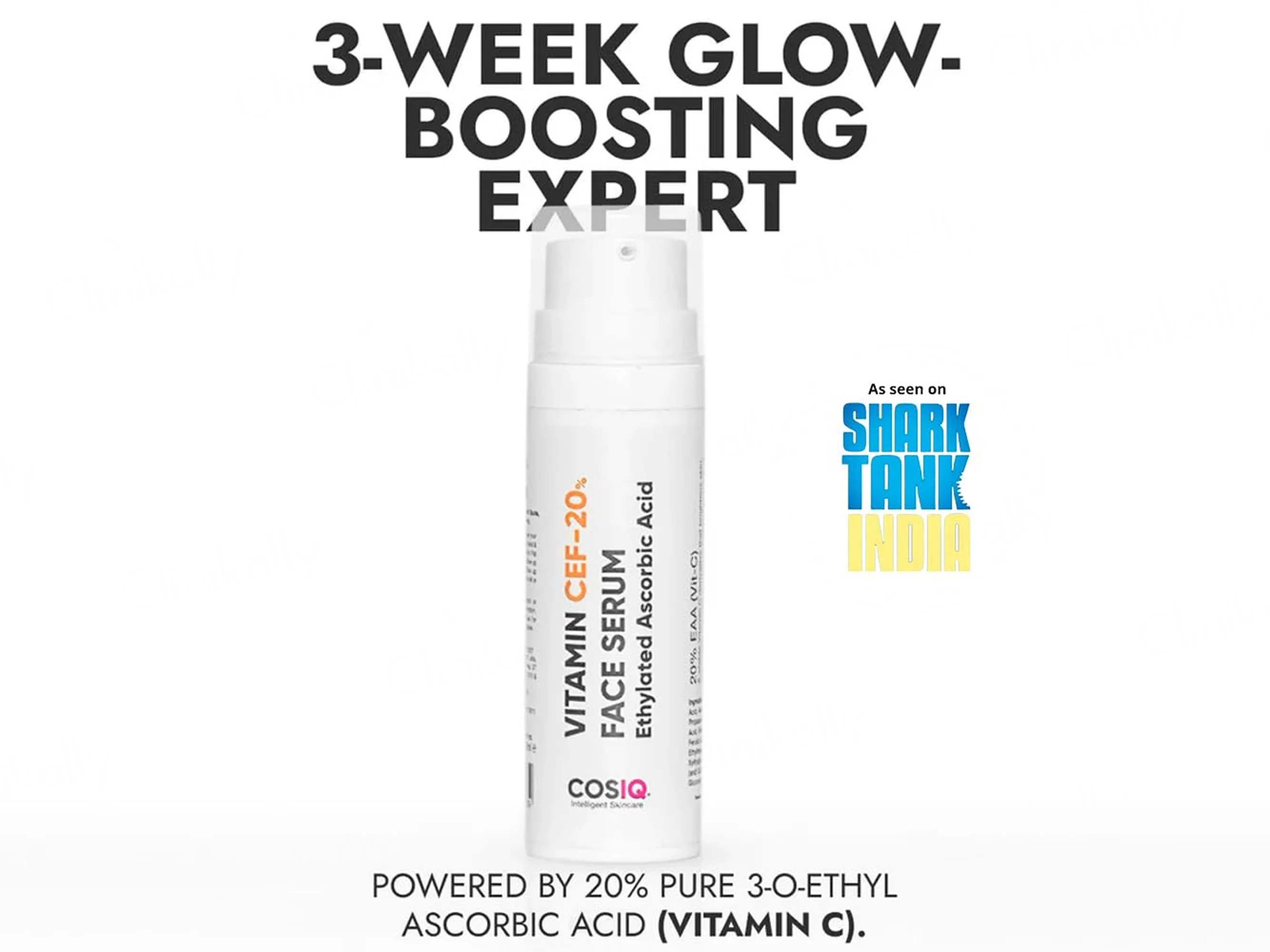 CosIQ Vitamin CEF-20% Ethylated Ascorbic Acid Glow Face Serum - Image 2