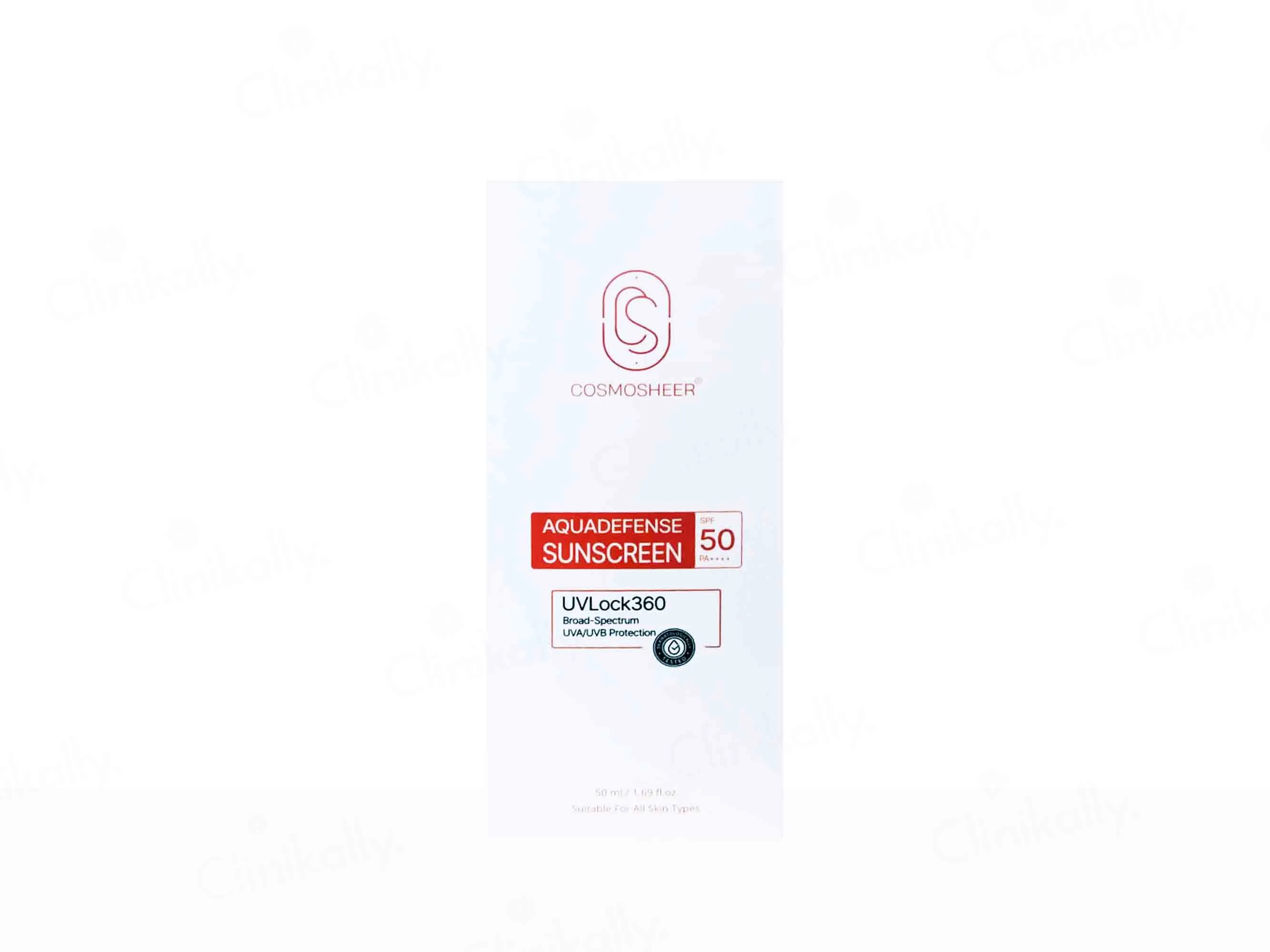 Cosmosheer Aquadefense Uvlock 360 Sunscreen SPF 50 PA++++