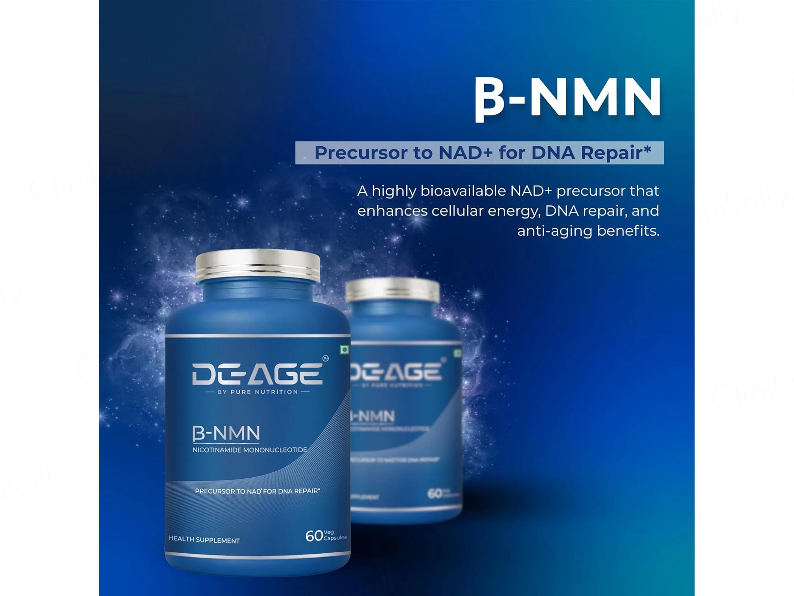 DeAge Trans Resveratrol Anti-Ageing Veg Capsule - Image 4