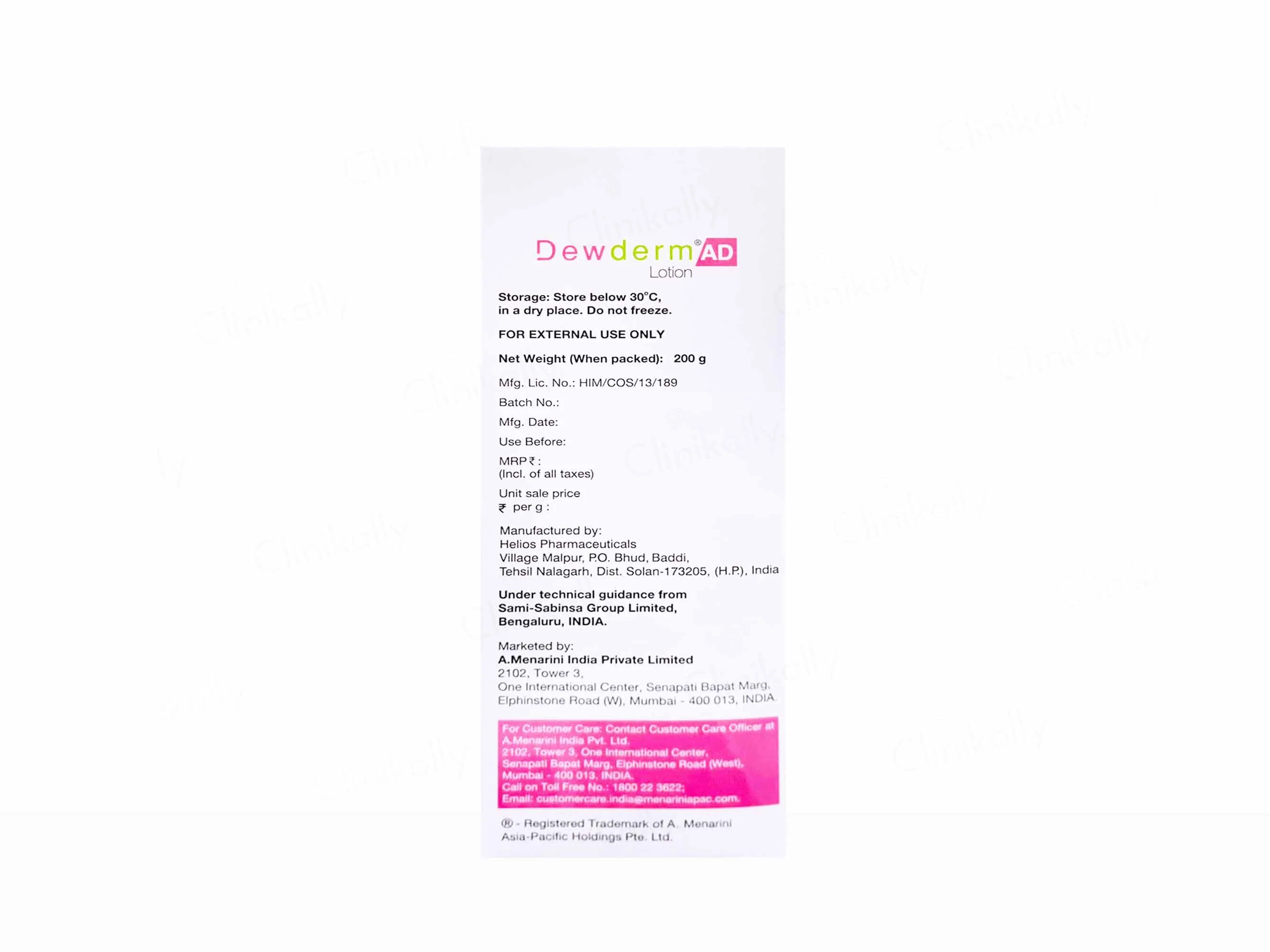 Dewderm AD Anti-Dryness Lotion - Image 3