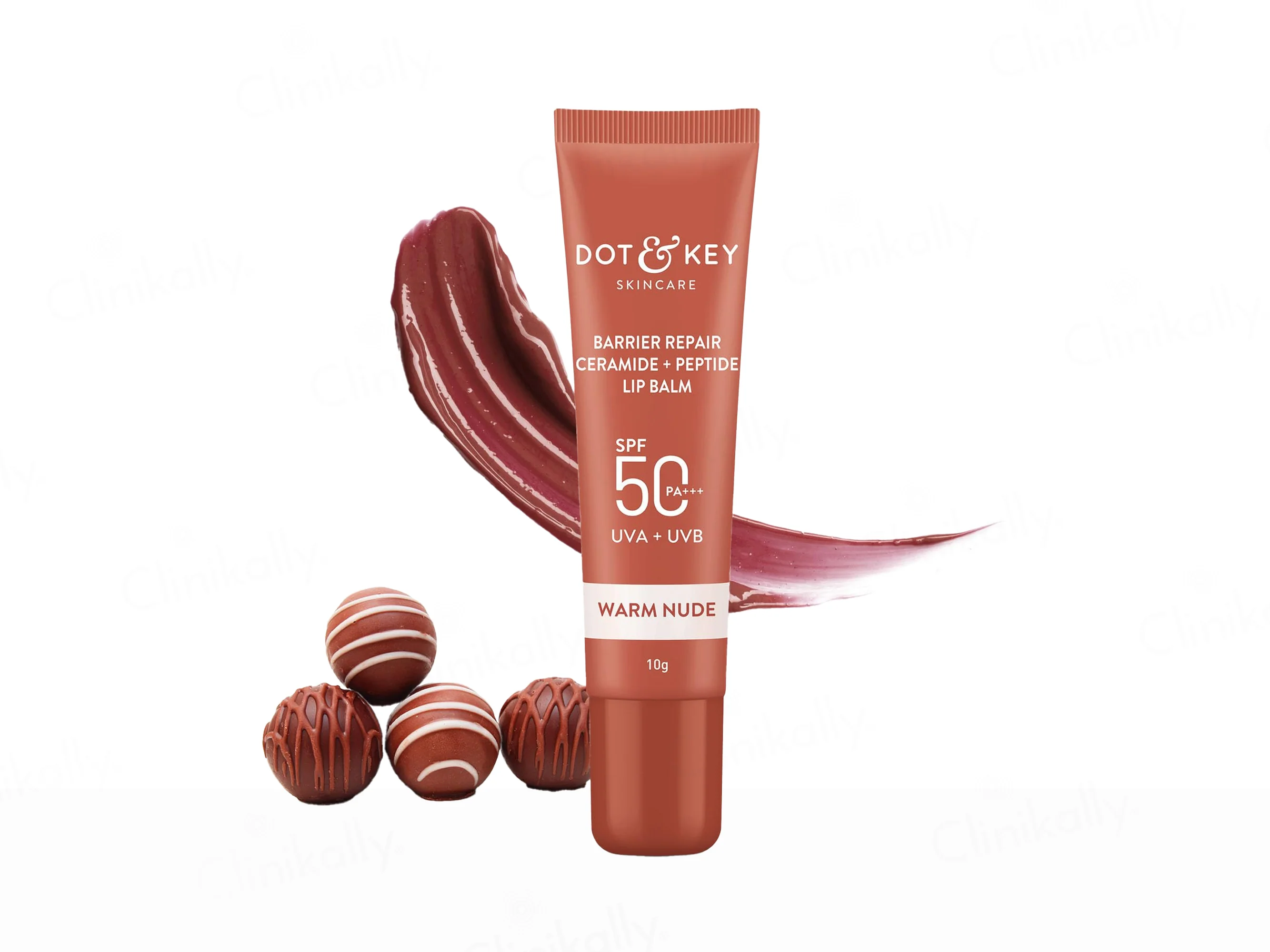 Dot & Key Barrier Repair Ceramide + Peptide Lip Balm SPF 50 PA+++ (Warm Nude)