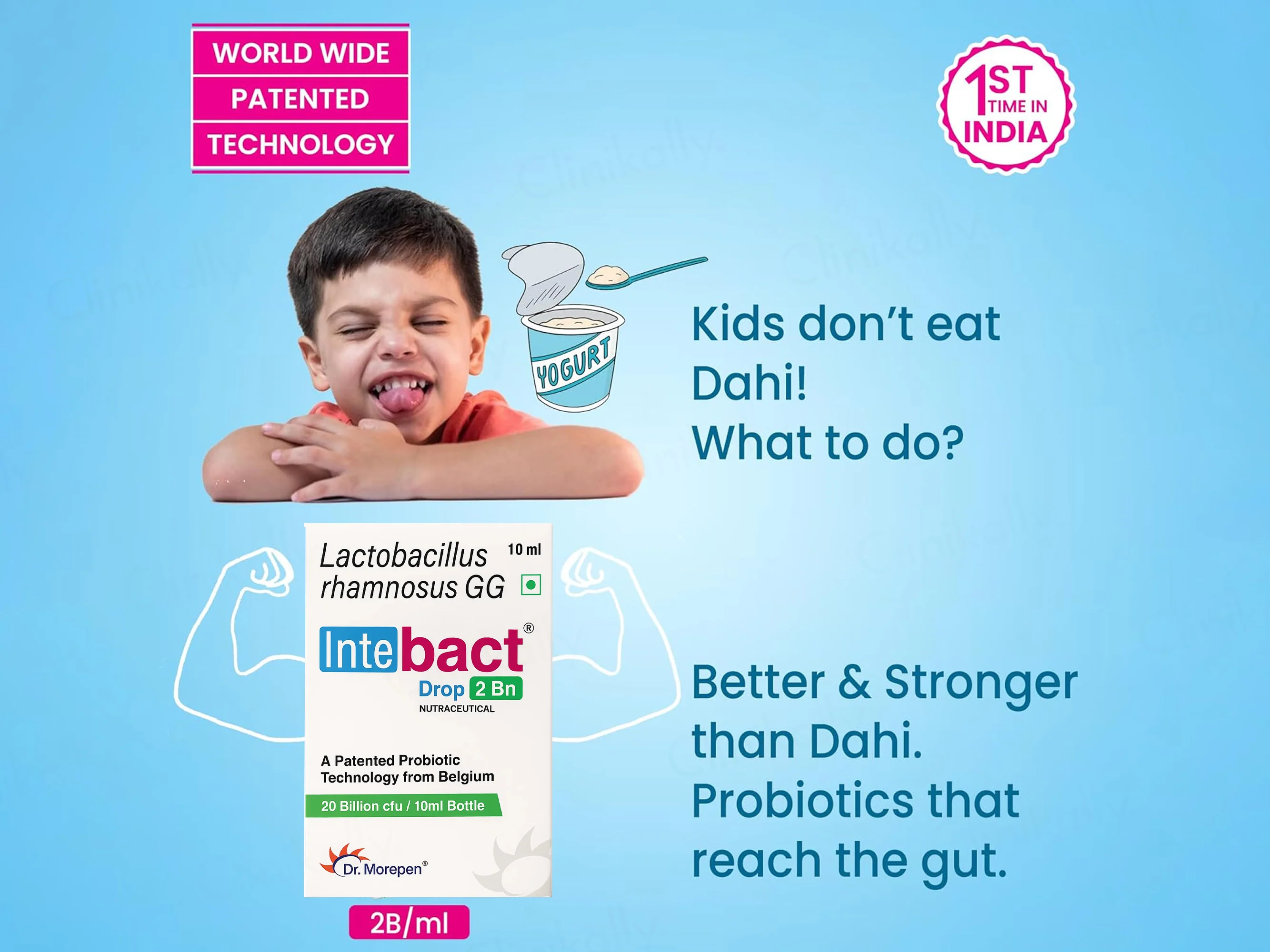 Dr. Morepen Intebact 2 Billion CFU Nutraceutical Oral Drop - Image 2