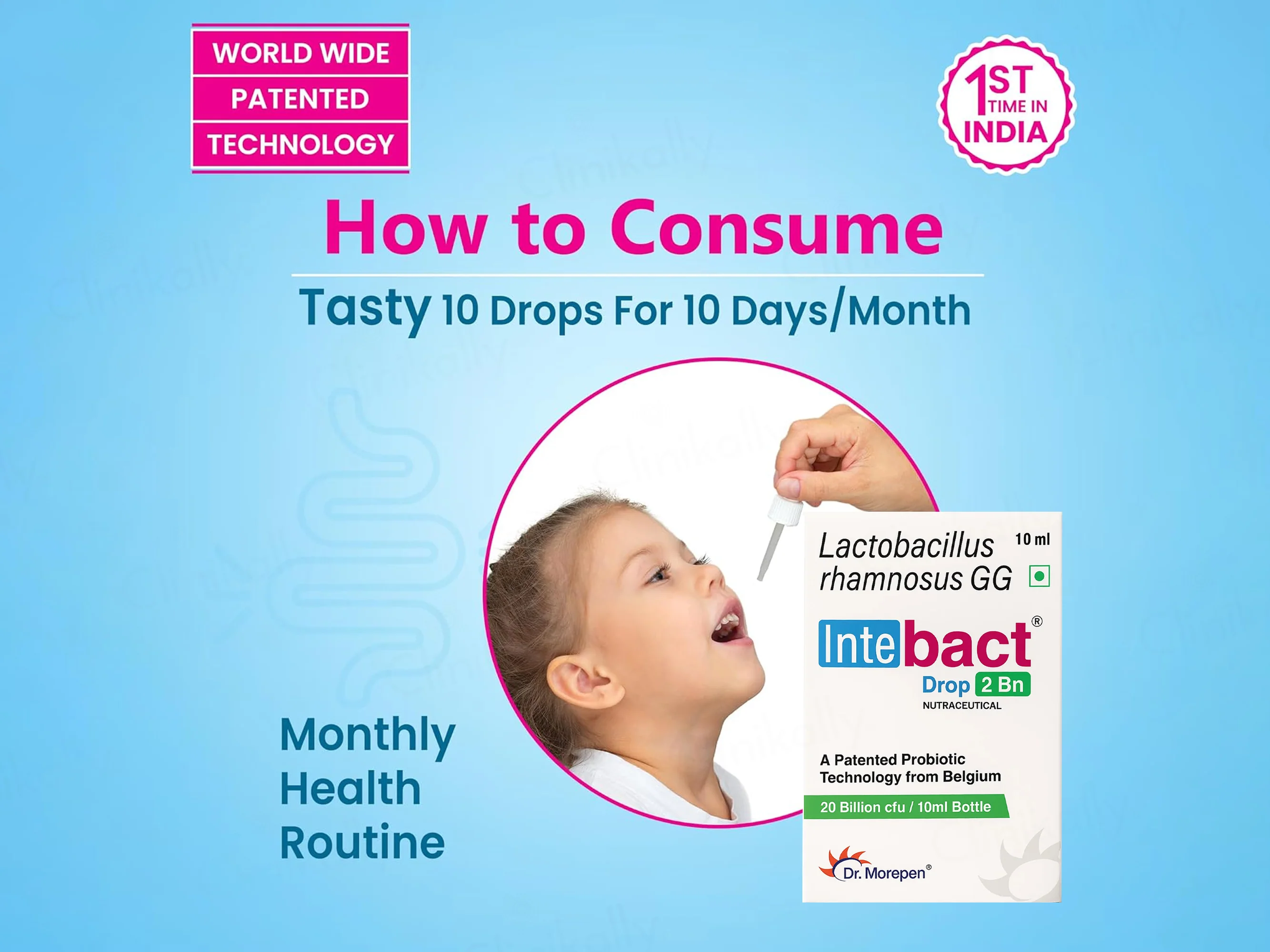 Dr. Morepen Intebact 2 Billion CFU Nutraceutical Oral Drop - Image 7